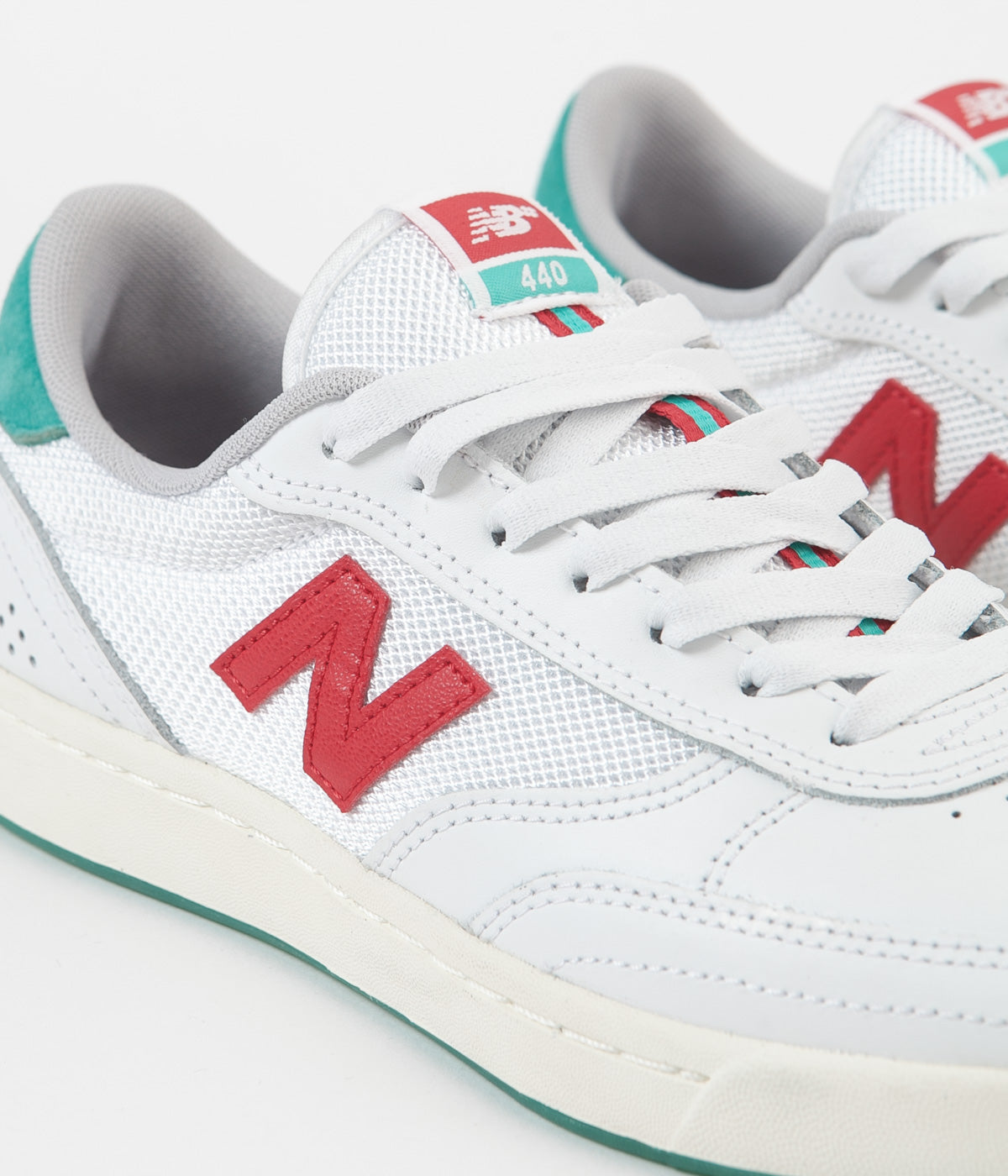 new balance white red