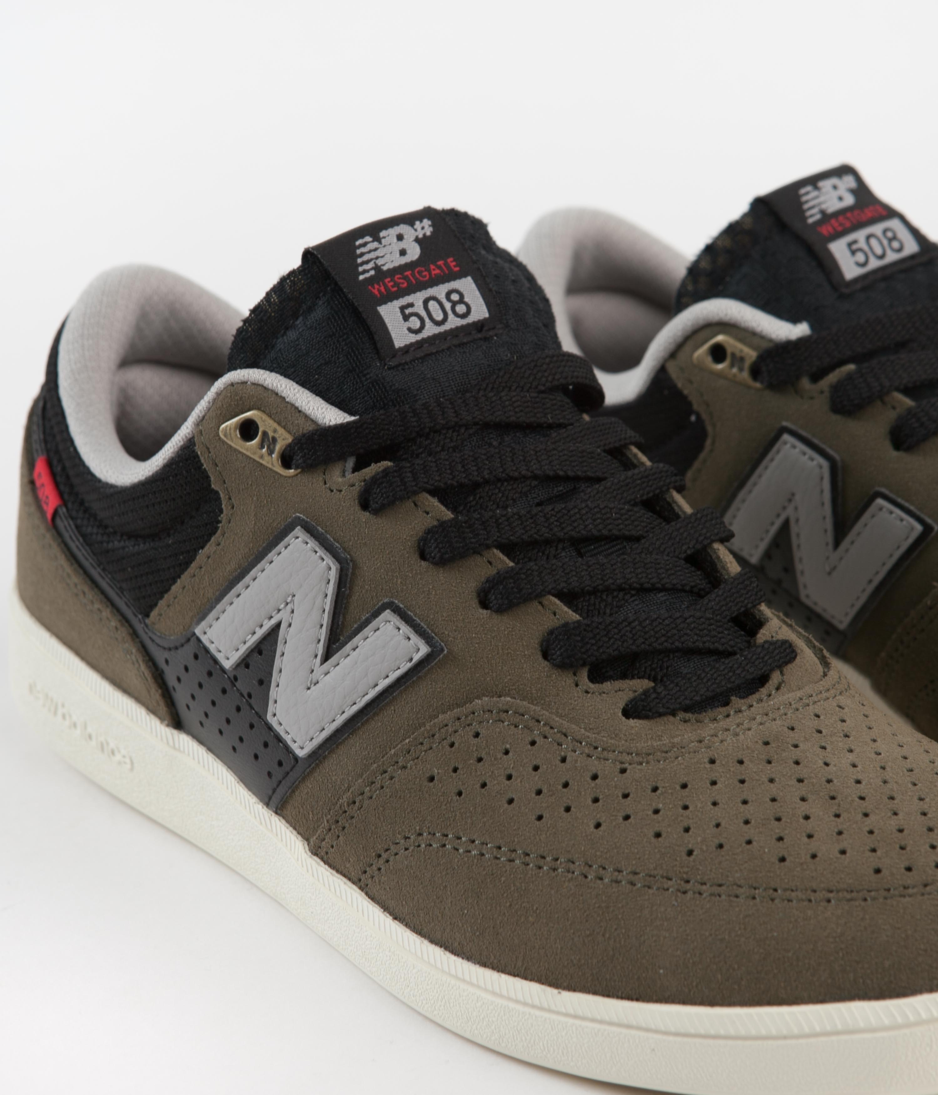 New Balance Numeric 508 Brandon Westgate Shoes Olive Black Flatspot