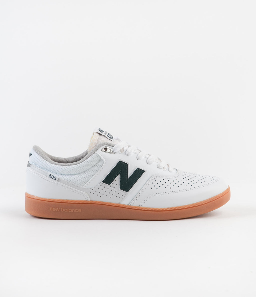 New Balance Numeric 508 Brandon Westgate Shoes - White / Navy / Gum ...