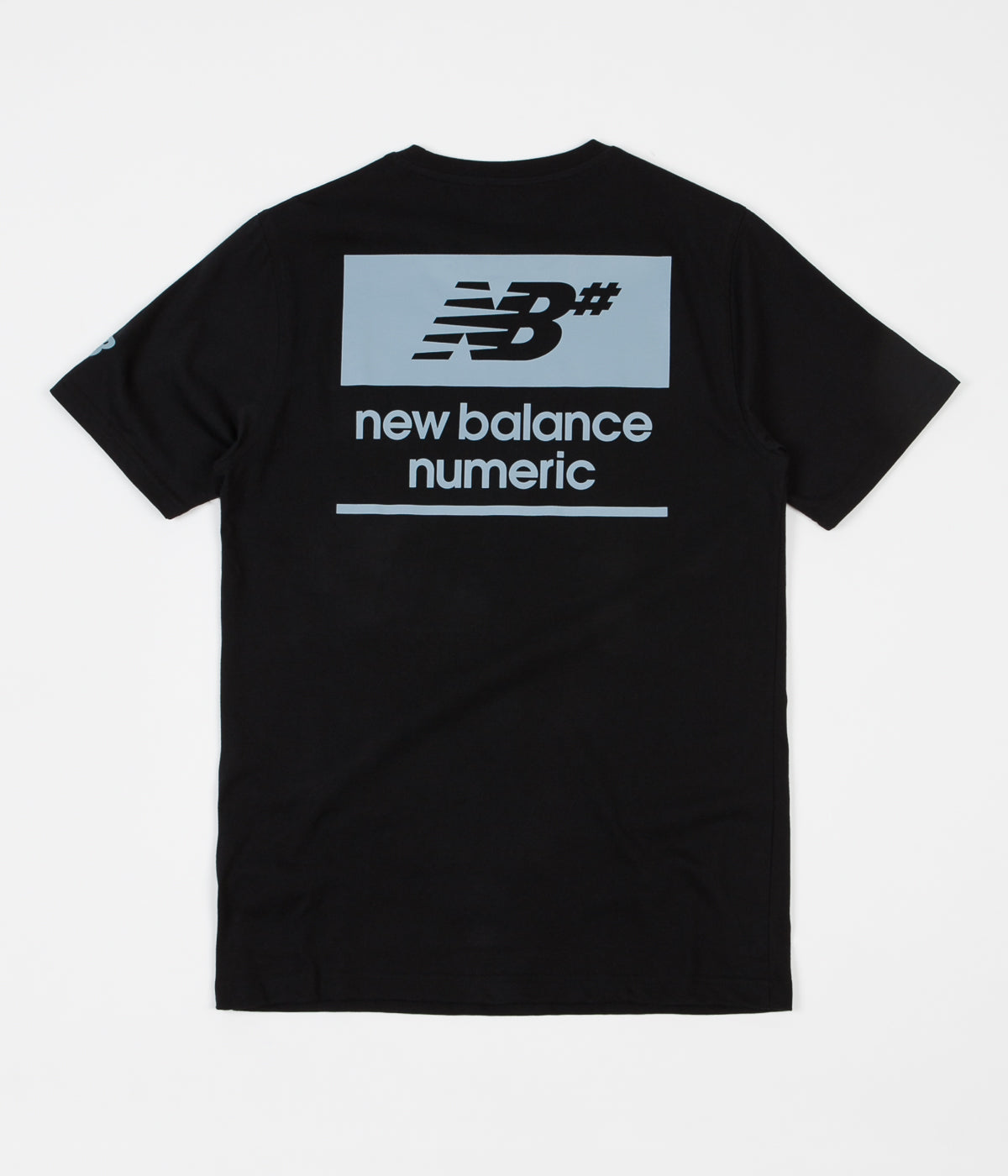 New Balance Numeric Stacked T-Shirt - Black | Flatspot