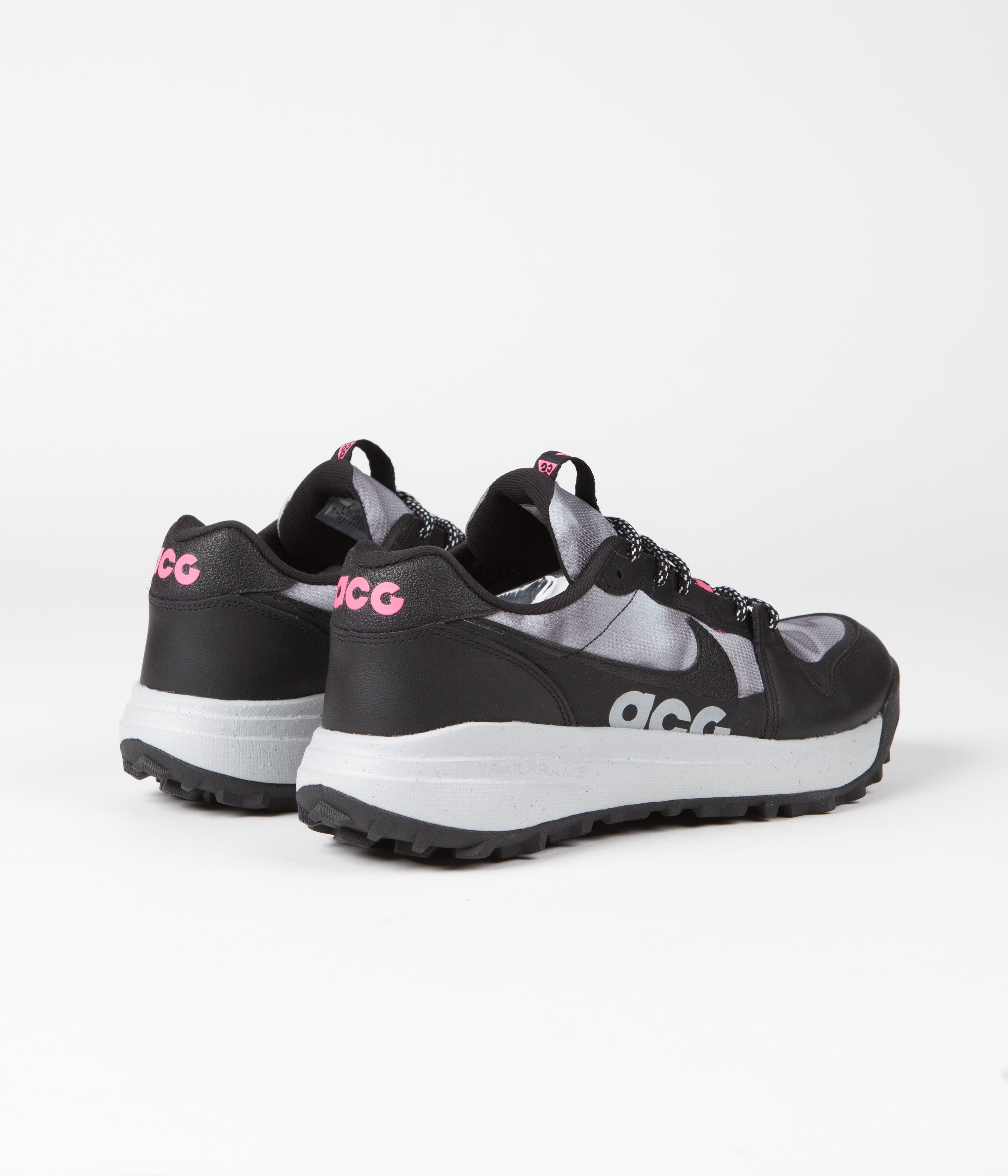 Nike ACG Lowcate SE Shoes - Black / Black - Hyper Pink - Wolf Grey ...