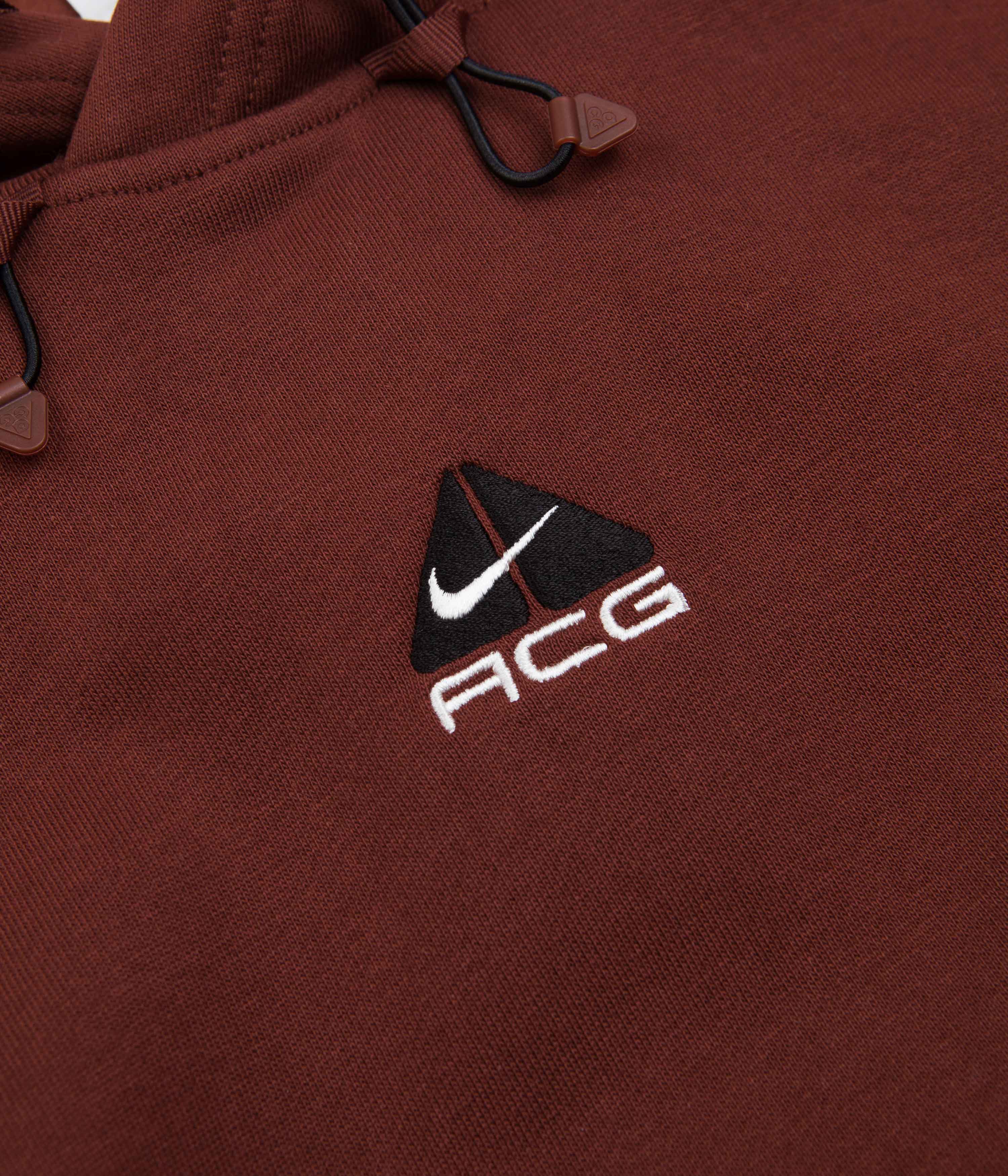 Nike ACG Therma-FIT Fleece Hoodie - Oxen Brown / Black / Oxen Brown ...