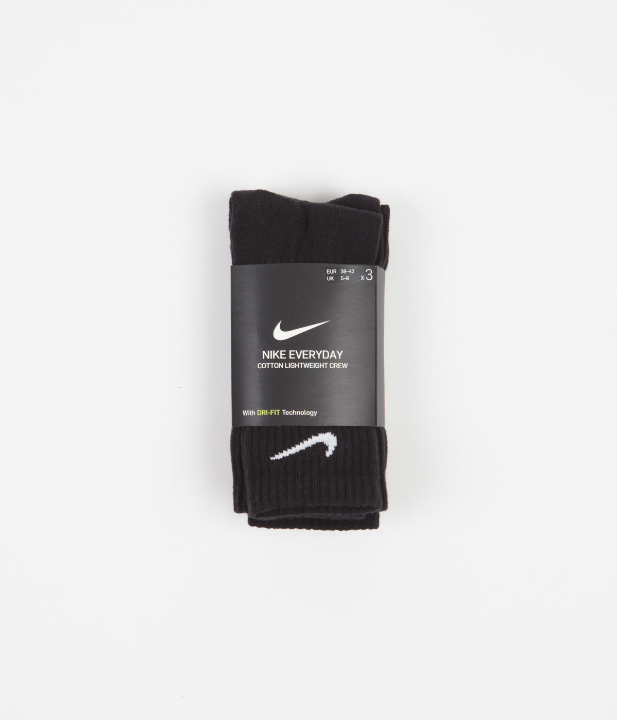 xl black nike socks