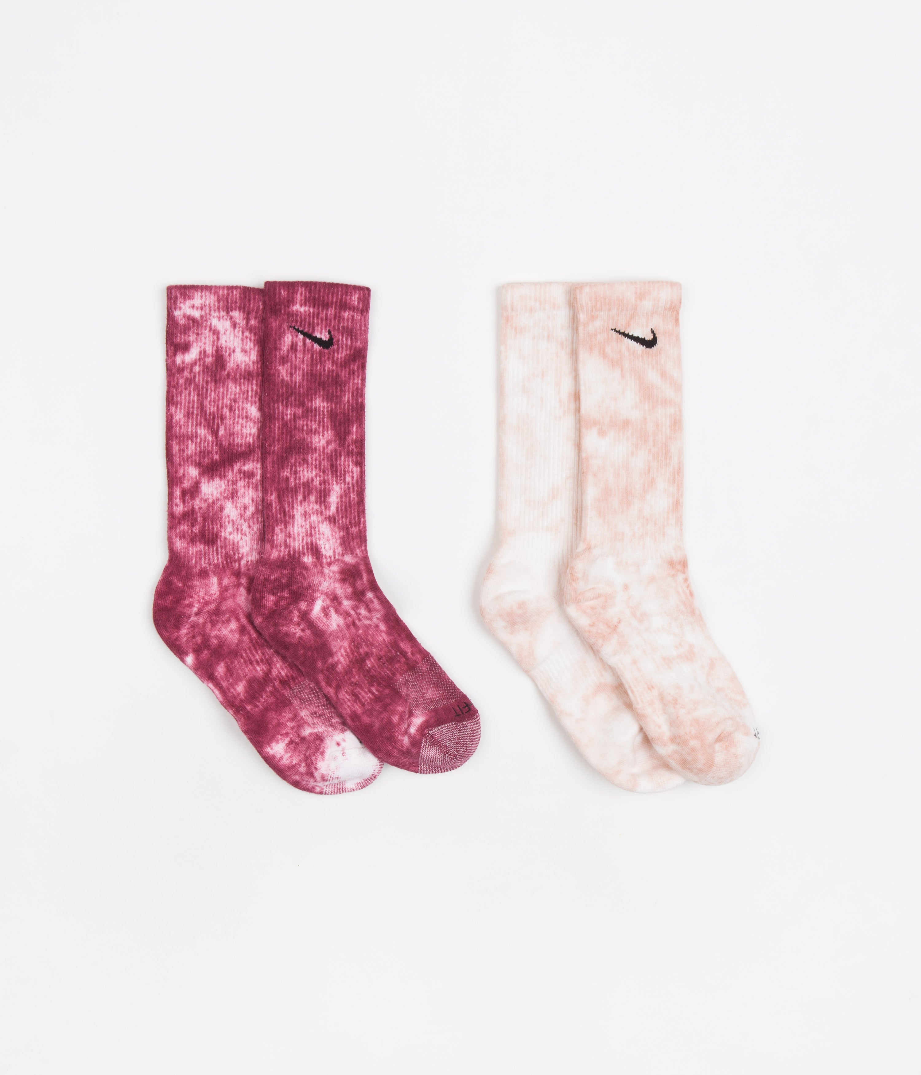 red tie dye nike socks