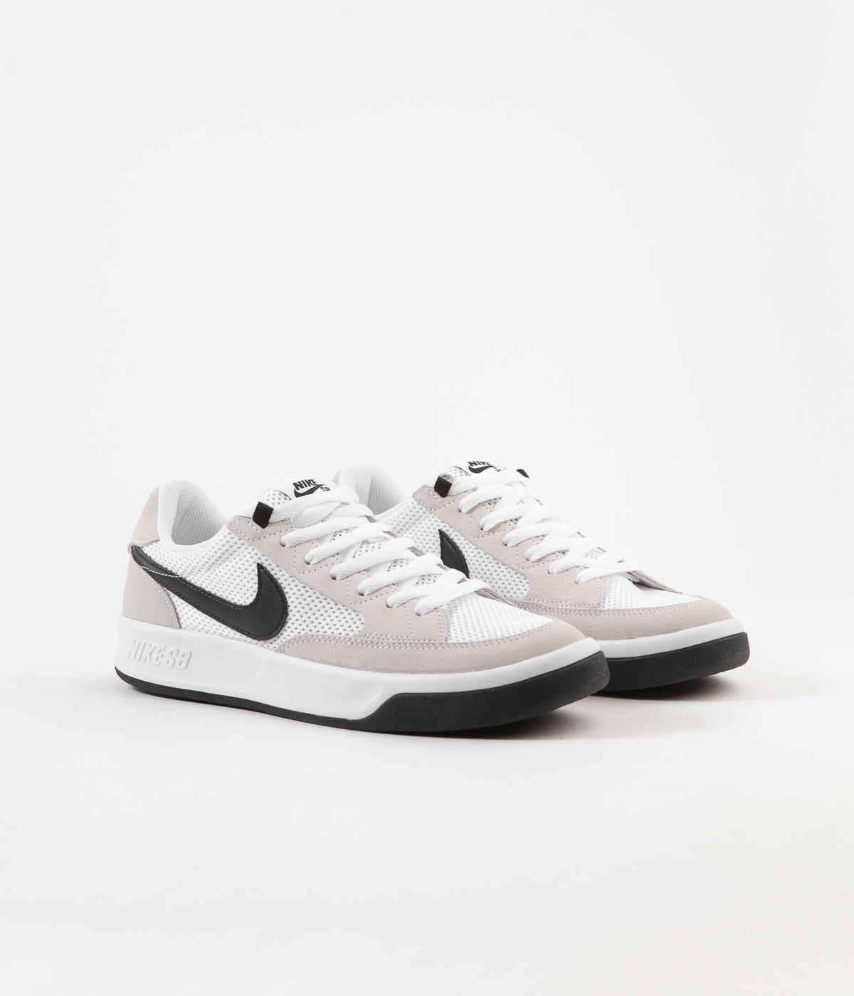 nike shoes white black