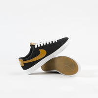 Nike Sb Blazer Low Gt Shoes Black Wheat Summit White Flatspot