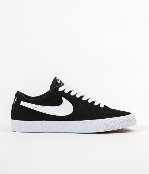 Nike SB Blazer Low Shoes - Black / White - Gum Light Brown | Flatspot