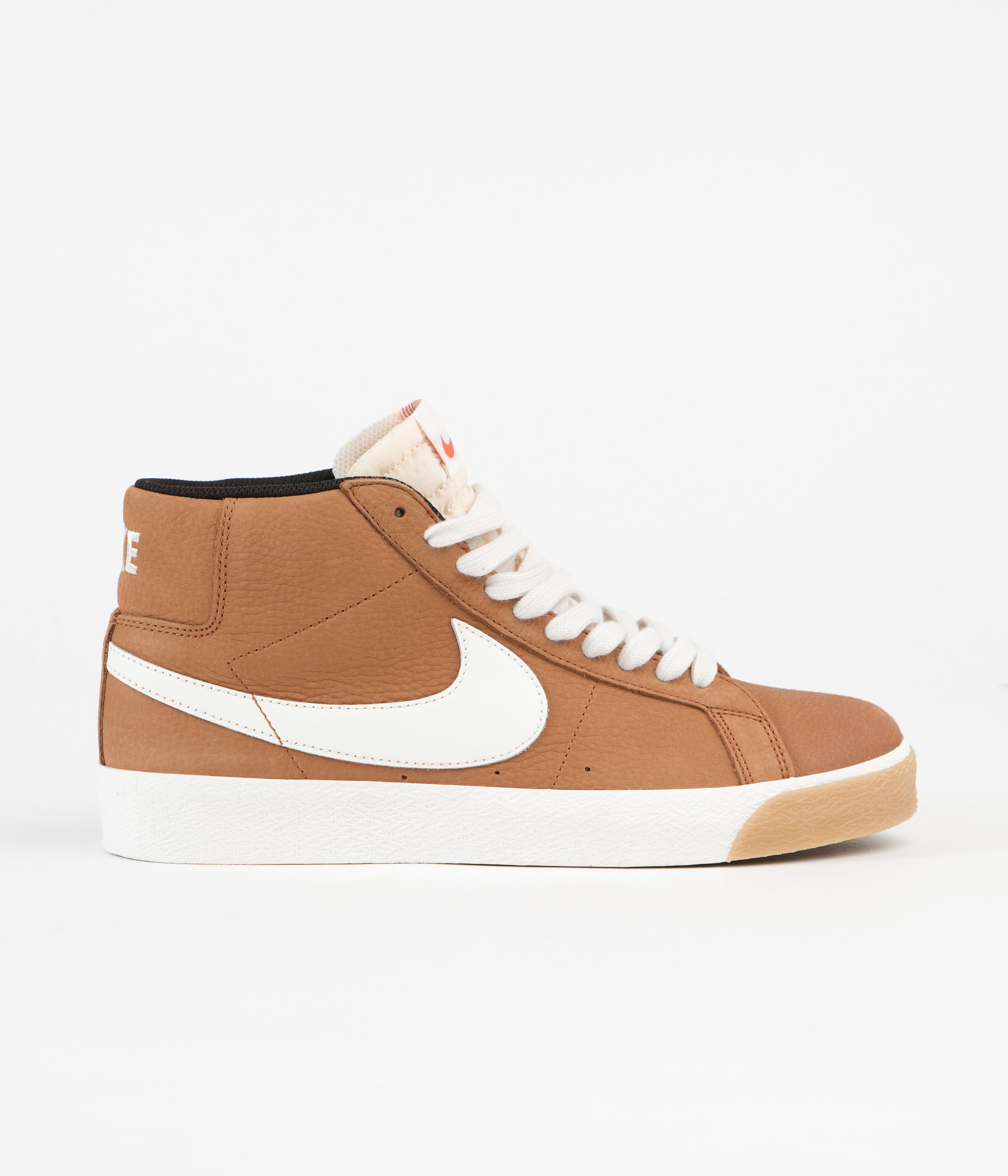 Nike SB Blazer Mid Orange Label Shoes - Dark Russet Sail Dark Russ Flatspot