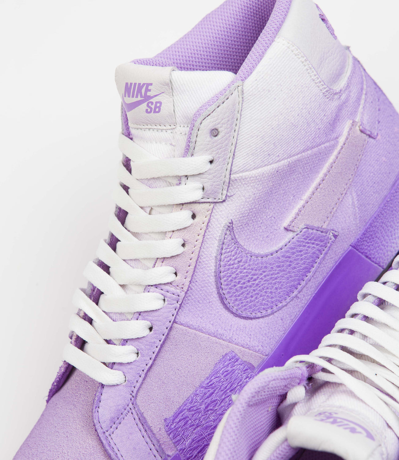 cama Bermad contar Nike SB Blazer Mid Premium Shoes - Lilac / Lilac - Lilac - White | Flatspot