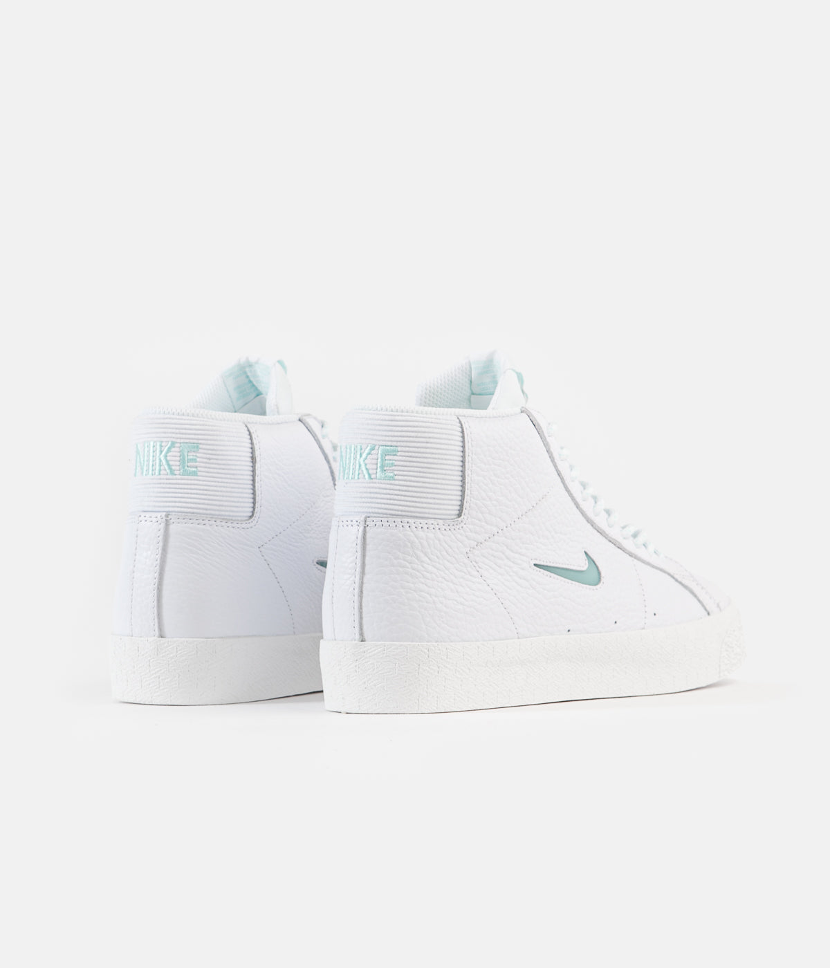 Nike Sb Blazer Mid Premium Shoes White Glacier Ice White Summi Flatspot