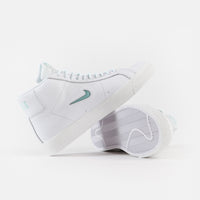 Nike Sb Blazer Mid Premium Shoes White Glacier Ice White Summi Flatspot