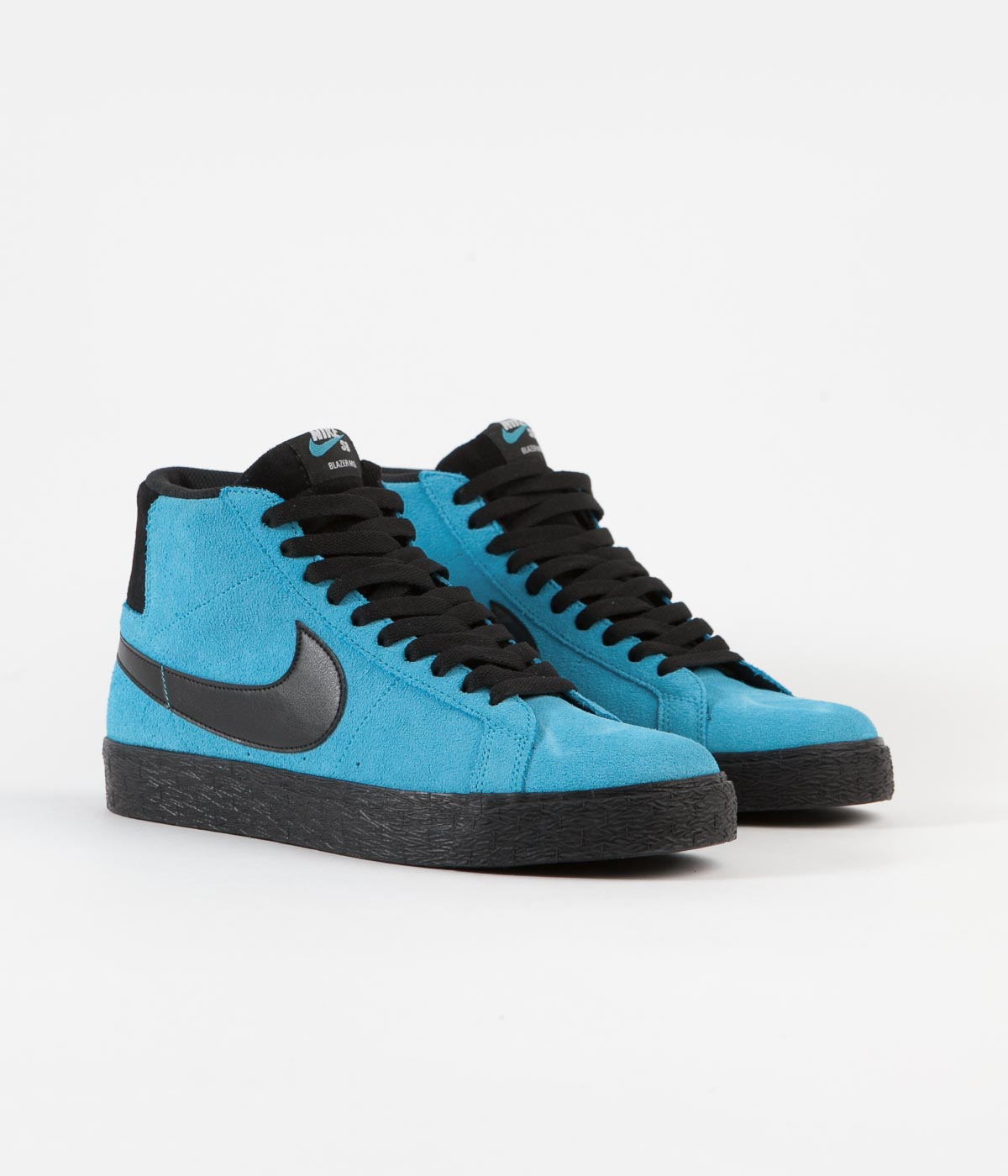 nike blue black shoes