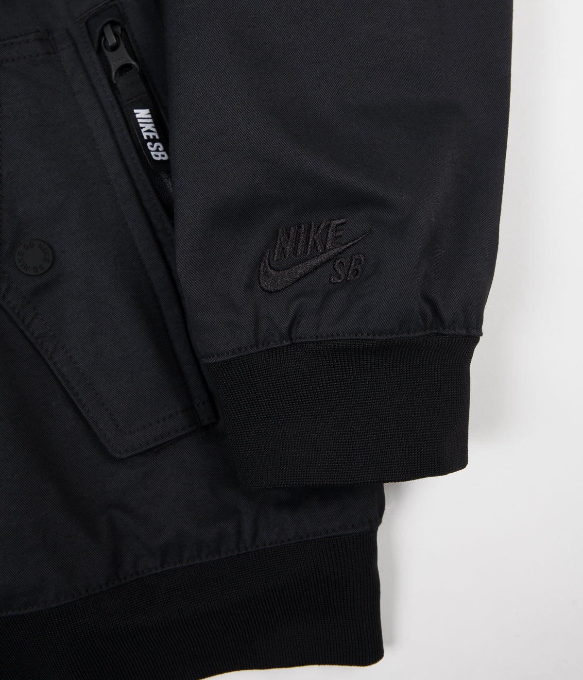 nike sb bomber jacket black