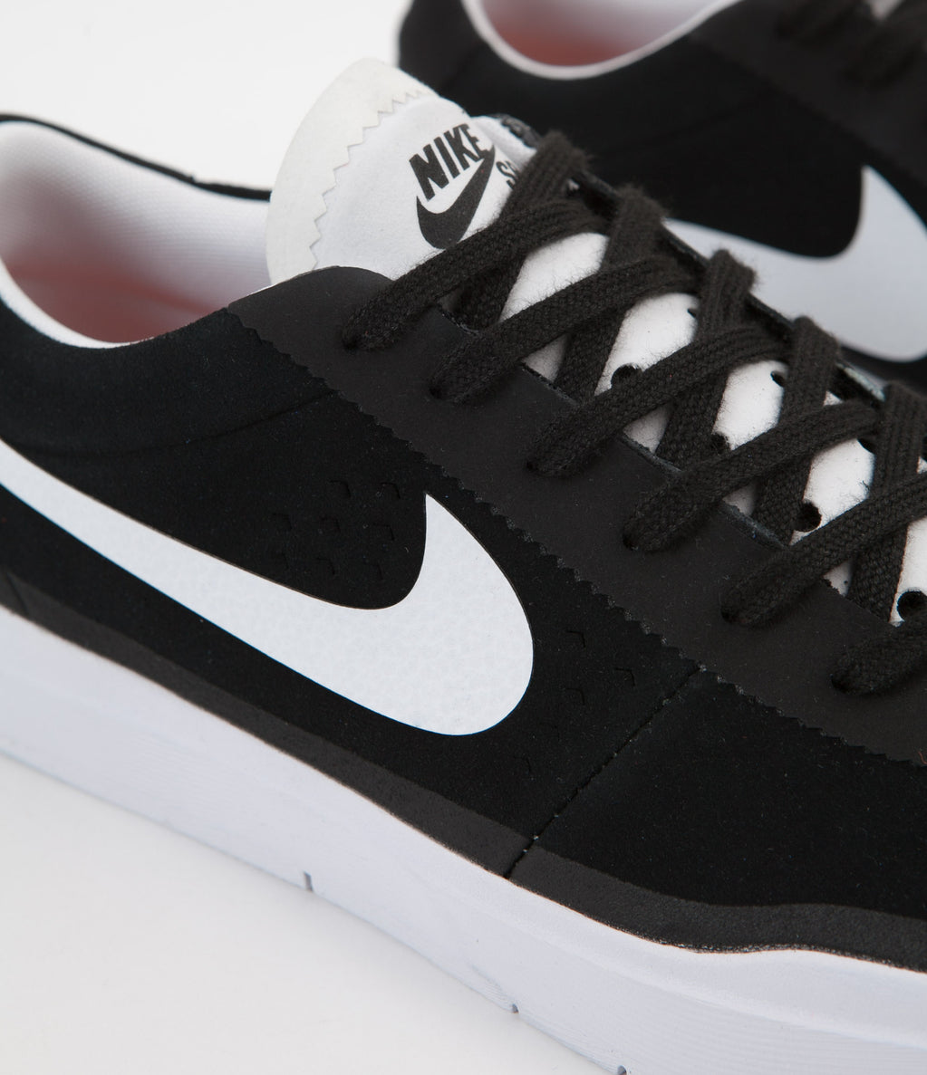Nike SB Bruin Hyperfeel Shoes - Black / White - White | Flatspot