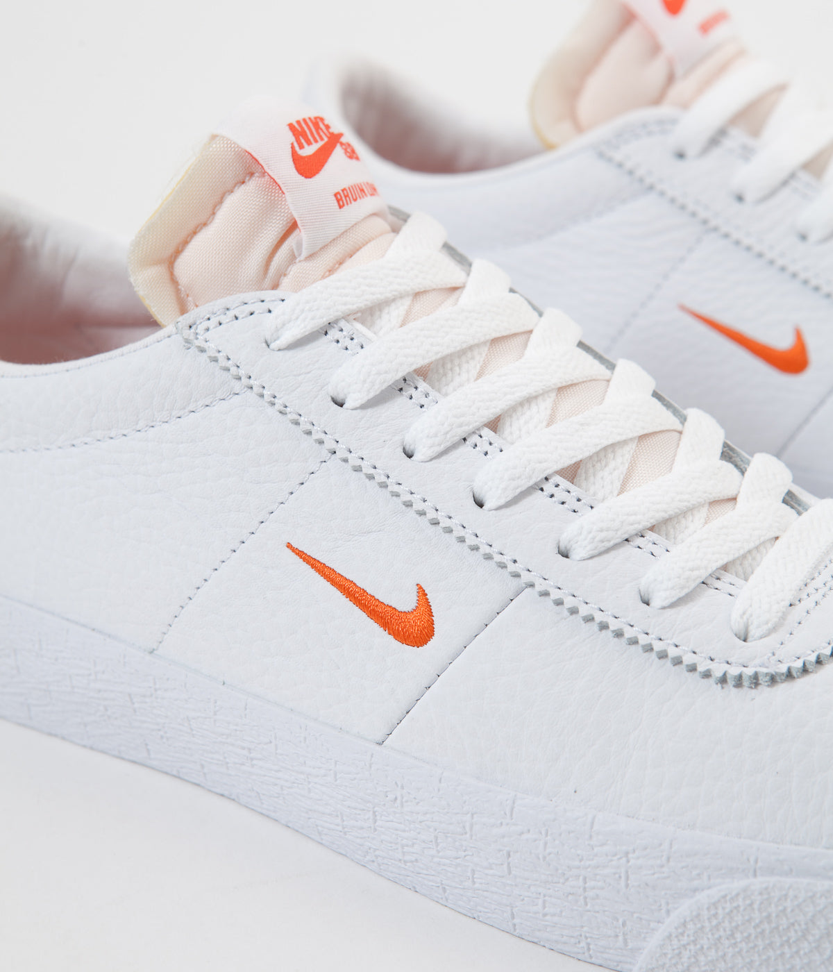 nike sb bruin white orange