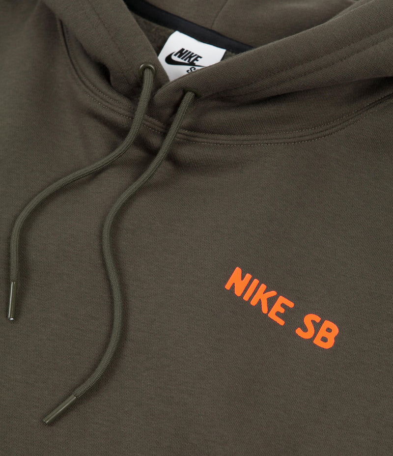 Nike SB Cone Hoodie - Cargo Khaki / Total Orange | Flatspot