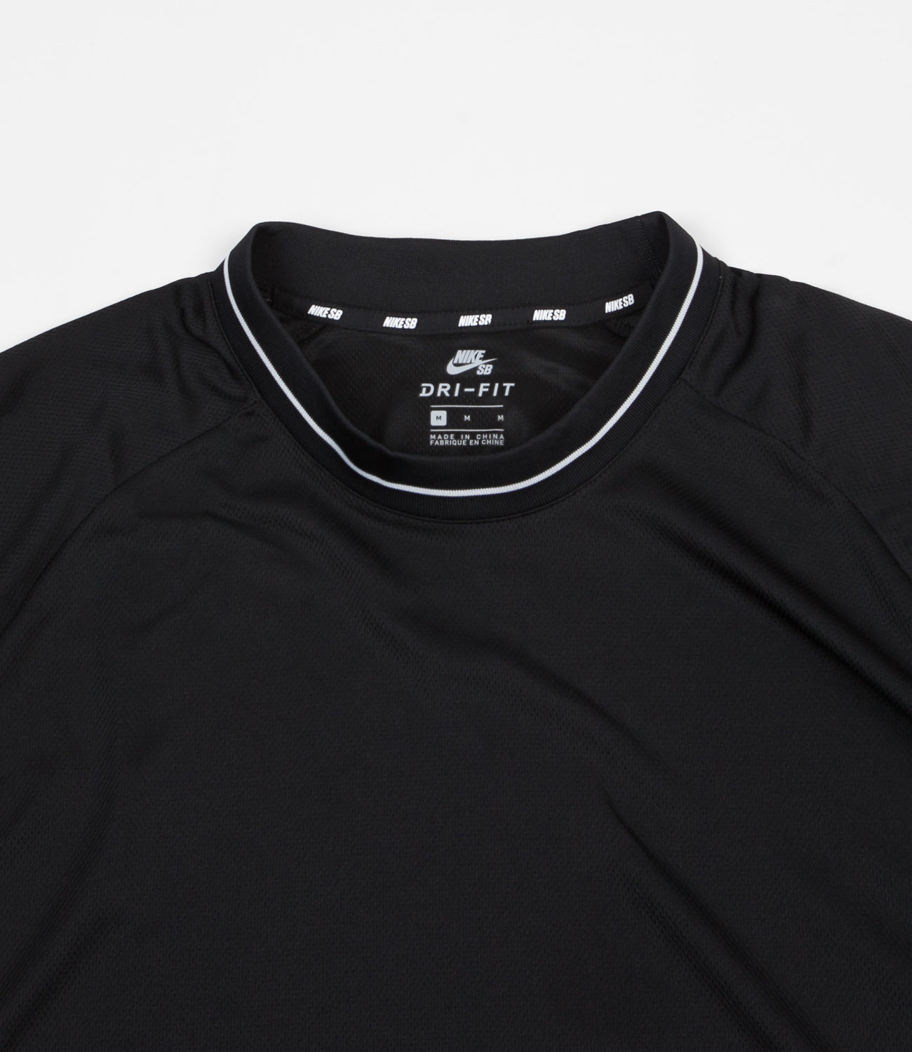 Tahití Velas Delgado Nike SB Dri-FIT Mesh T-Shirt - Black / Black | Flatspot