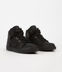Aanzetten Taille Nachtvlek Nike SB Dunk High Pro Bota Shoes - Black / Black - Anthracite | Flatspot