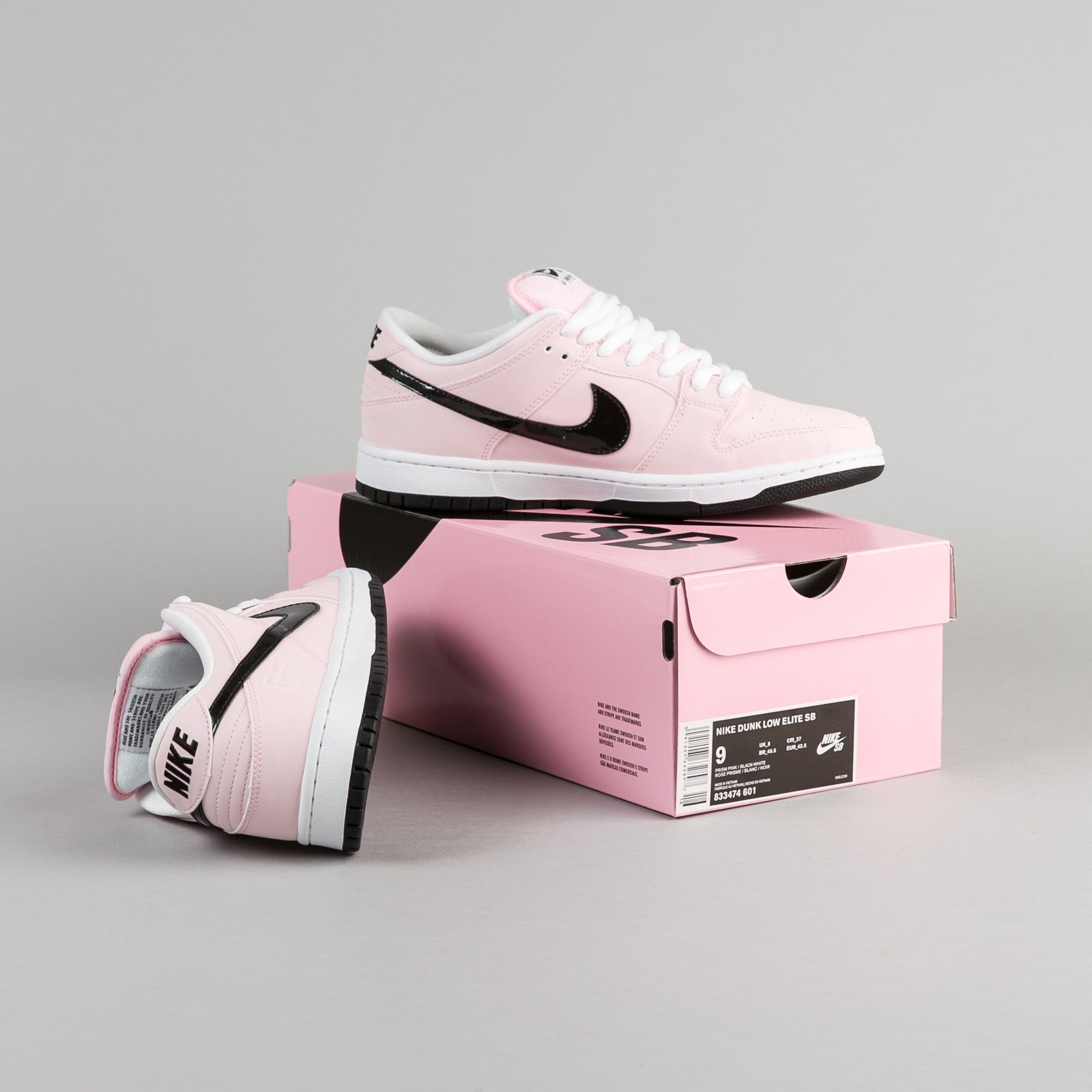 nike sb pink and black