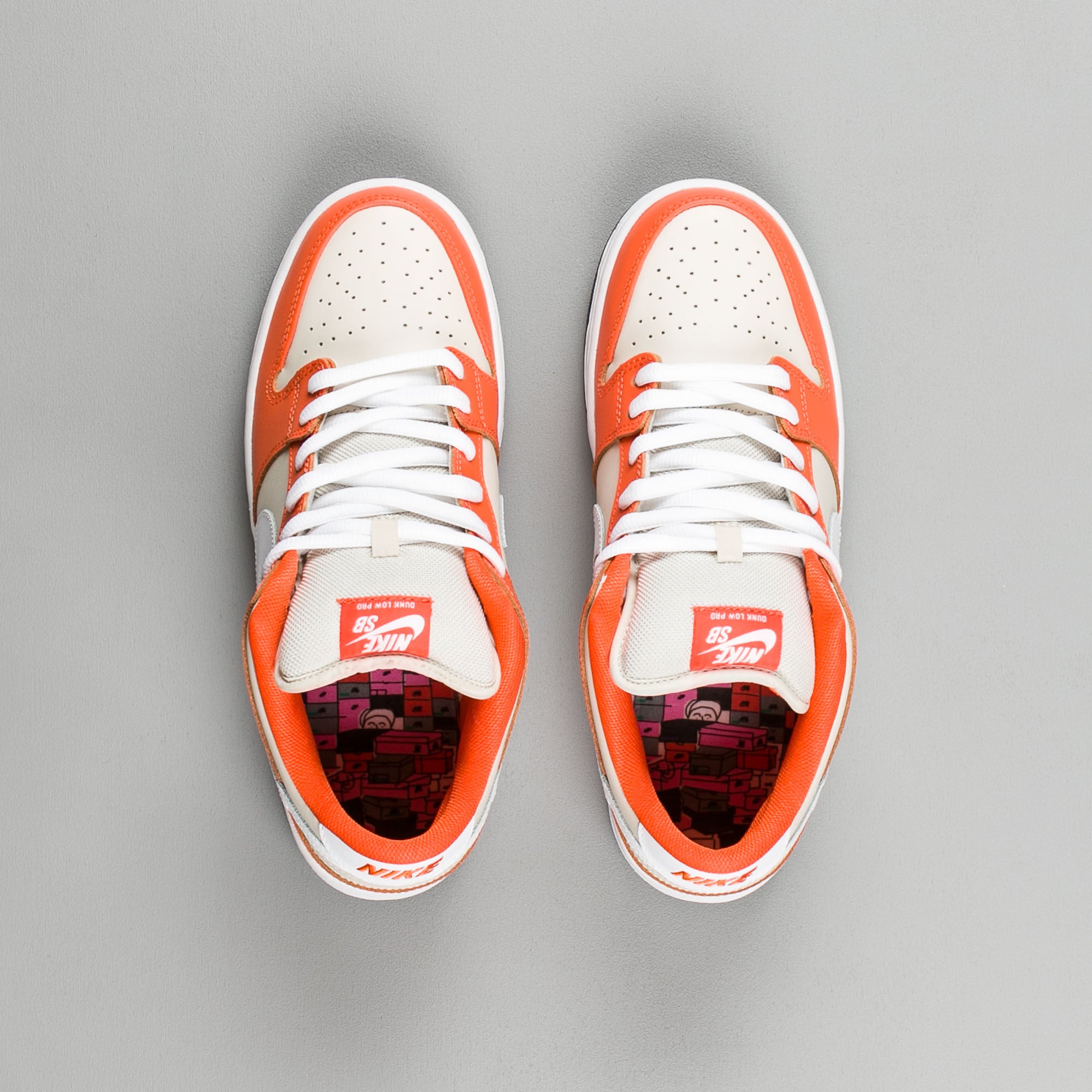 Nike SB Dunk Low Premium Shoes - Safety Orange / White ...