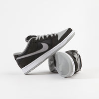 nike sb dunk low pro black medium grey