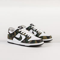 nike dunk sb low camo legion green