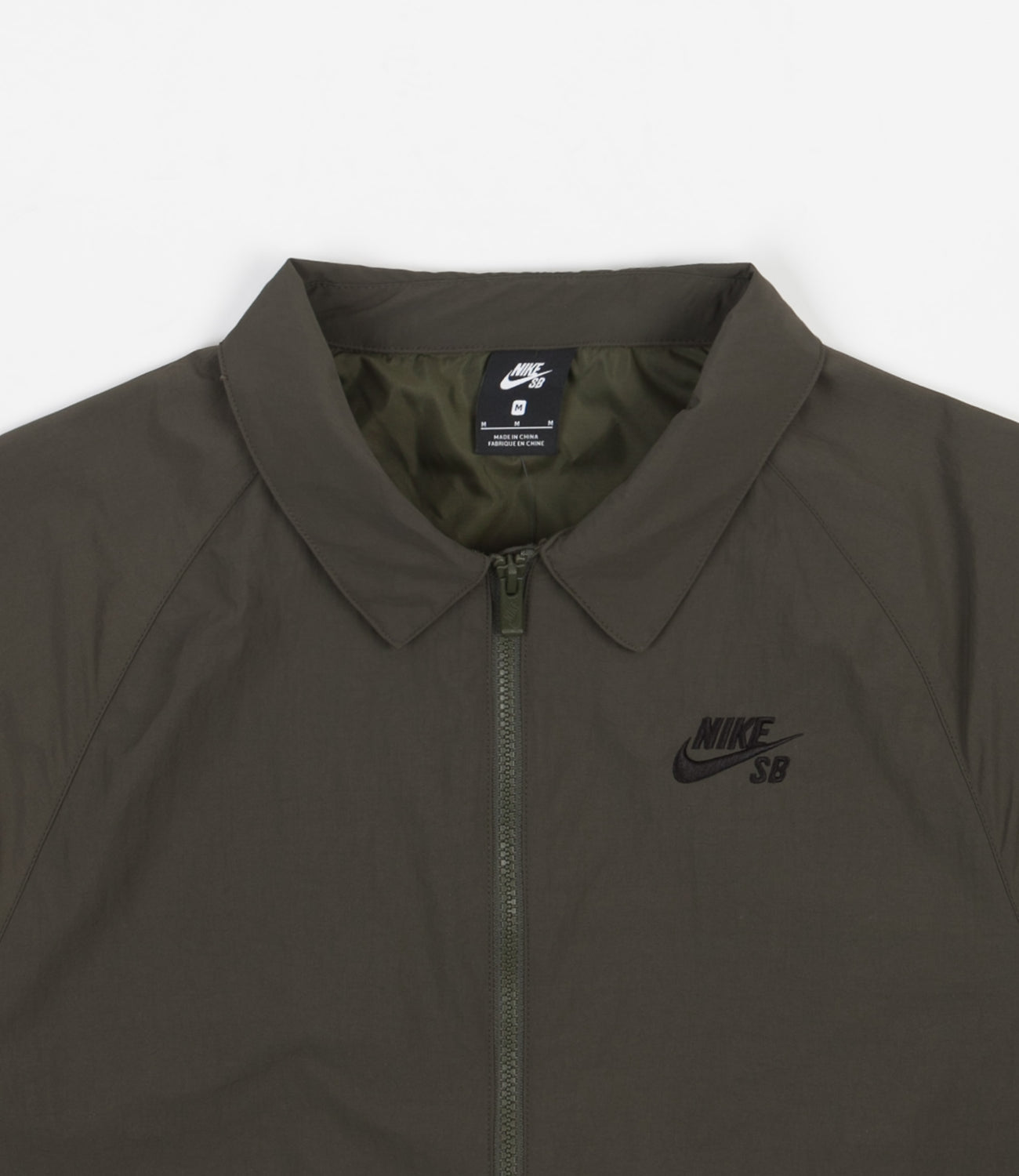Nike SB Essentials Jacket - Cargo Khaki / Black | Flatspot