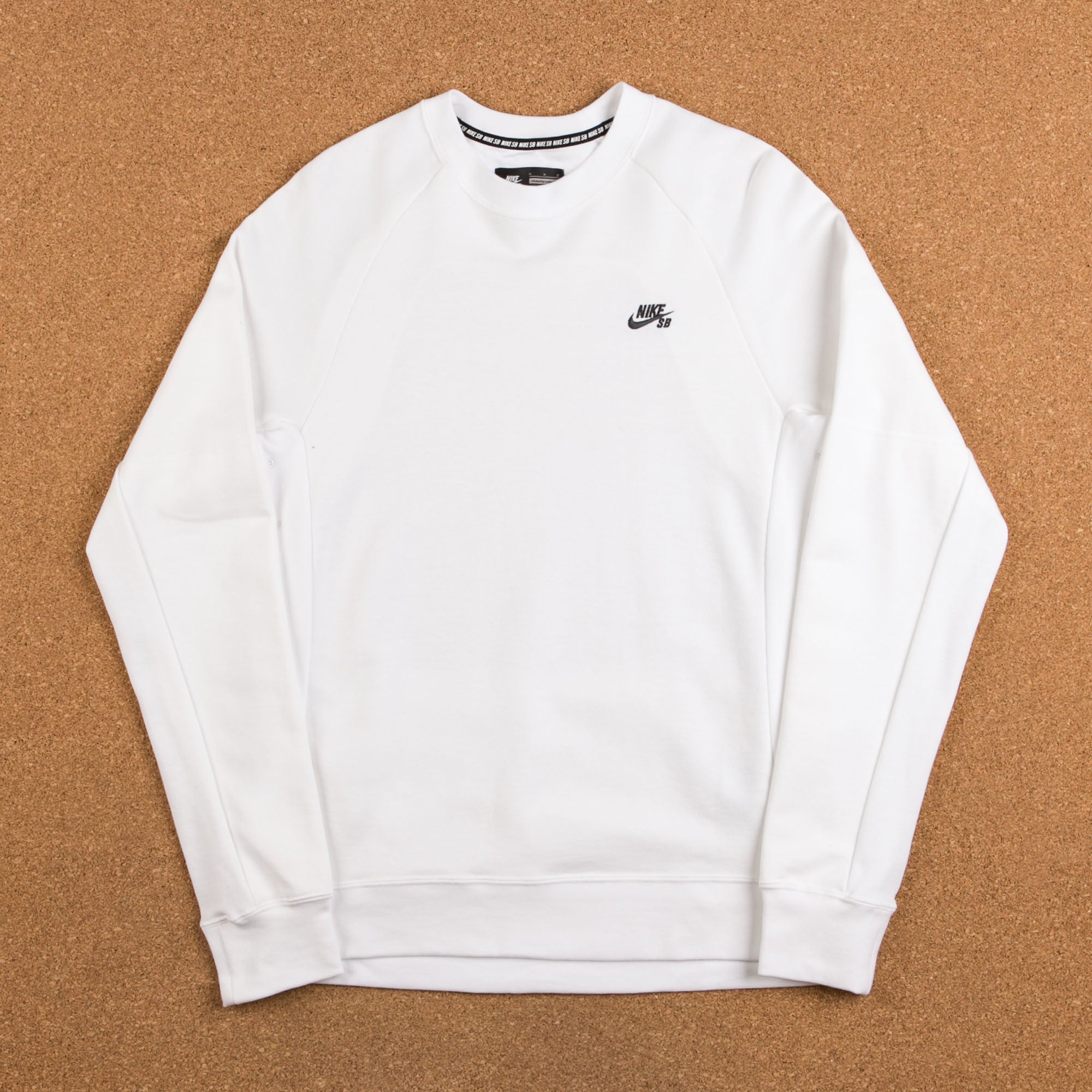 Nike SB Everett Crewneck Sweatshirt - White / Anthracite | Flatspot