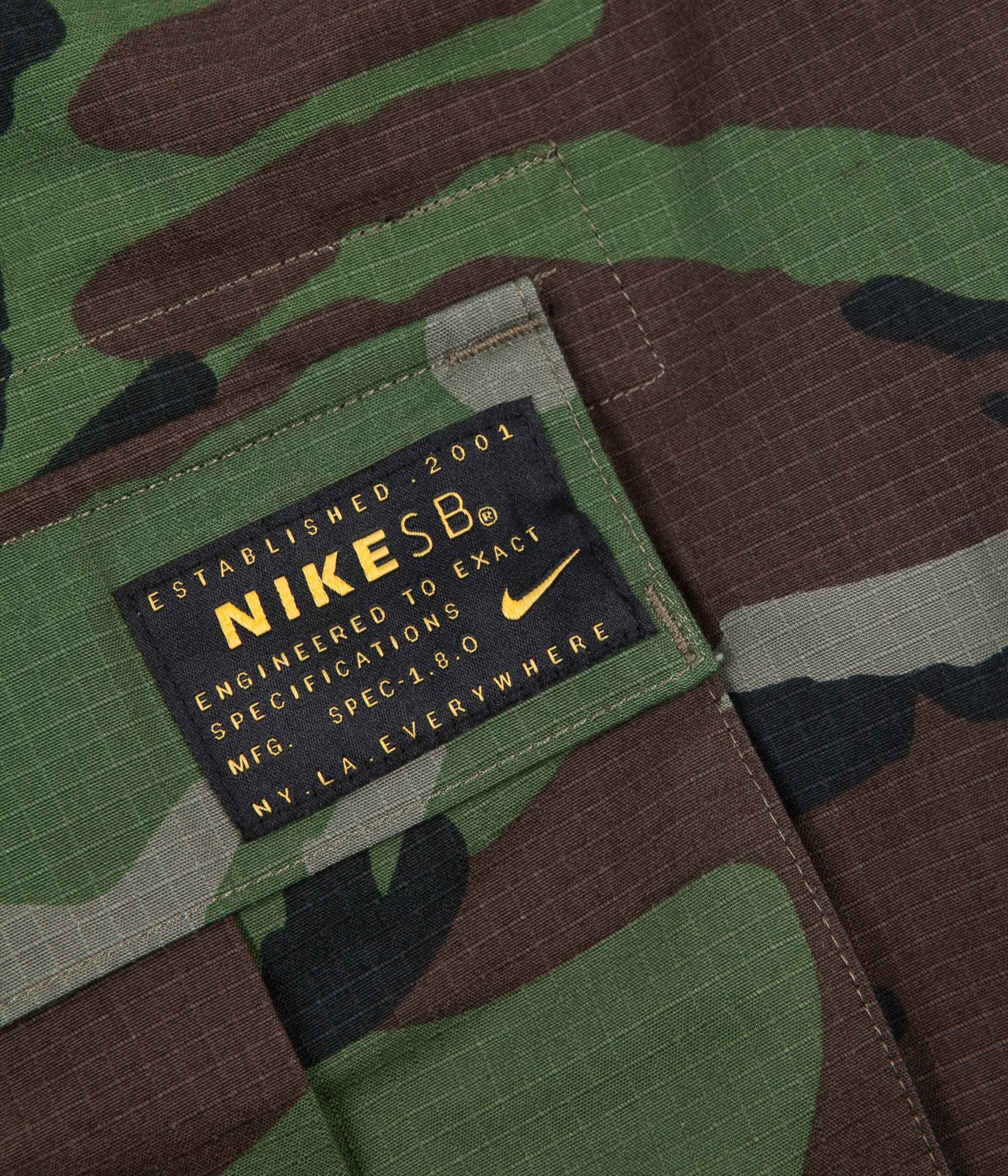 nike sb flex cargo pants olive