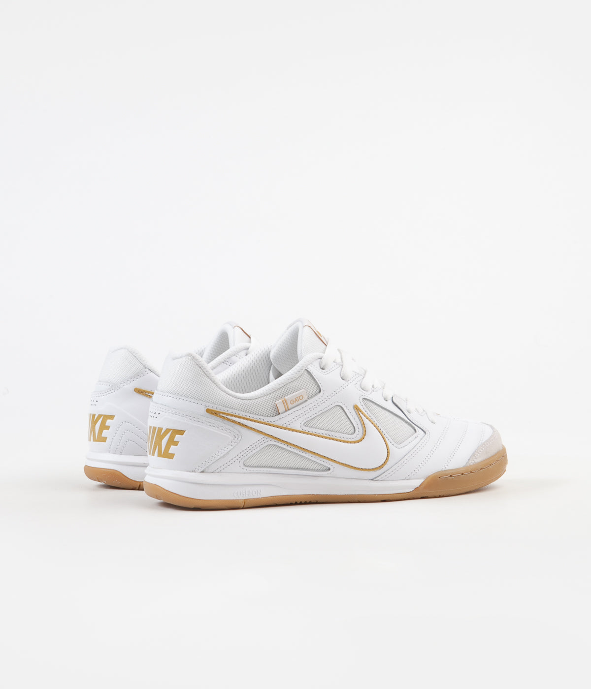 nike sb gato white gold 