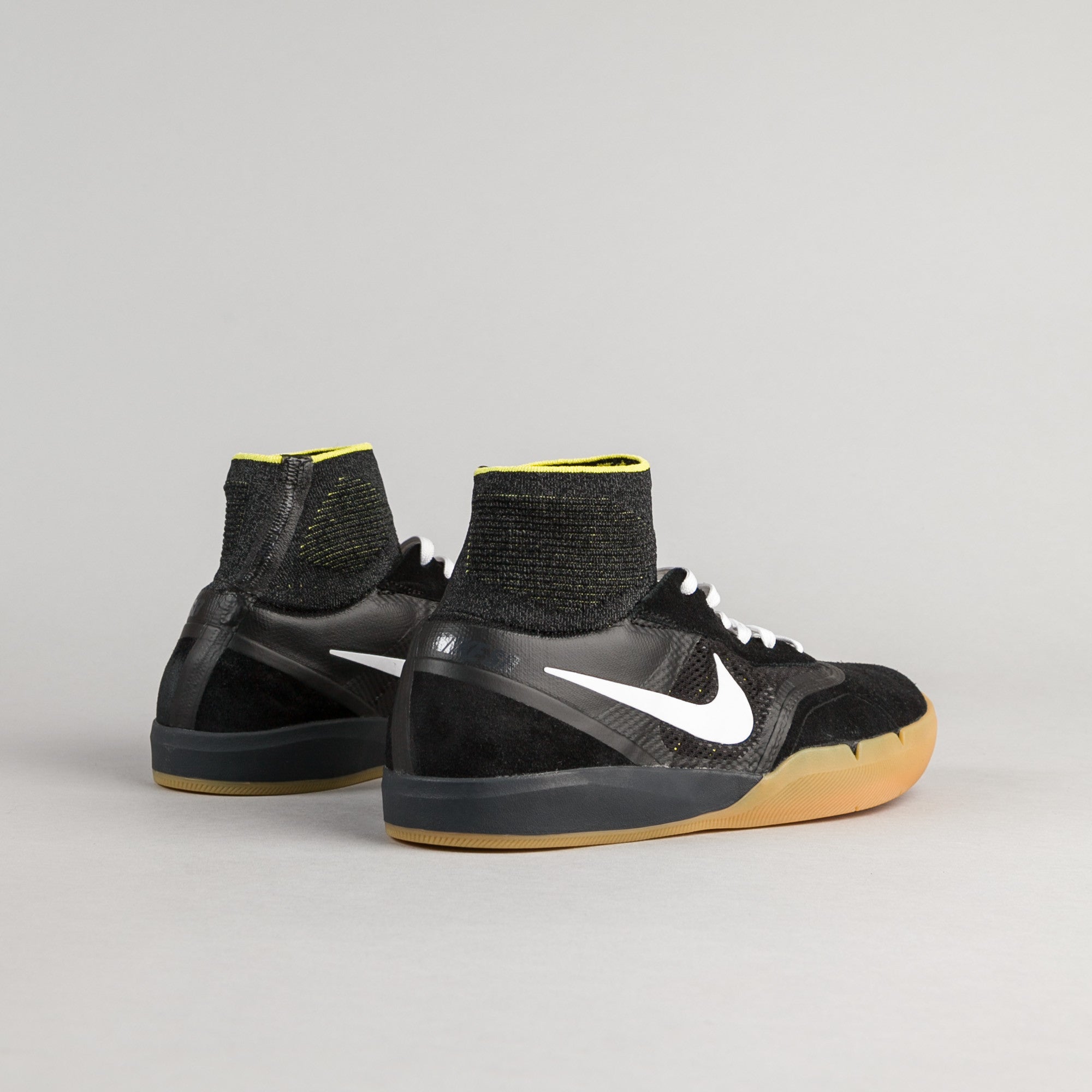 Nike Sb Koston 3 Hyperfeel Shoes Black White Yellow Strike