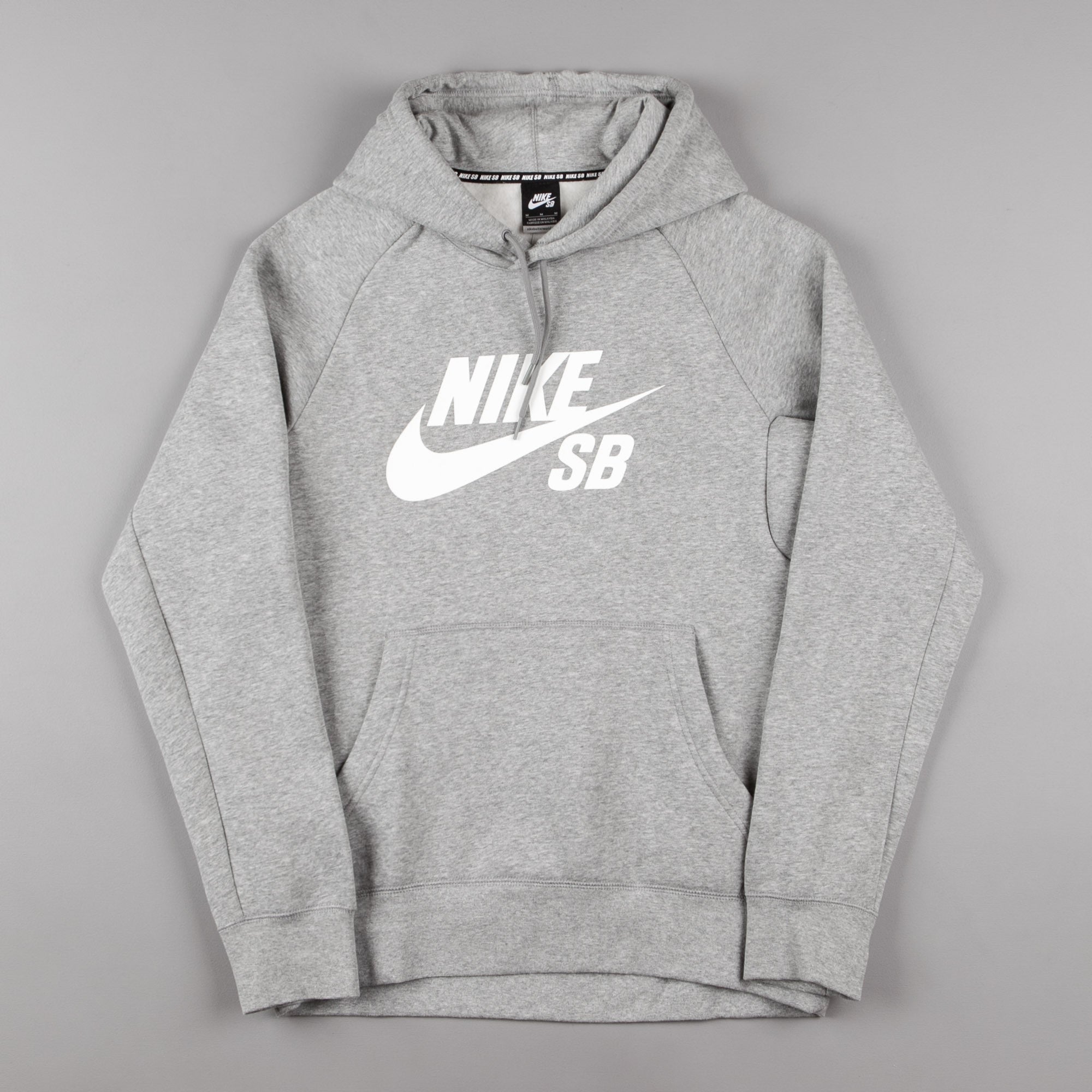 nike sb icon hoodie grey