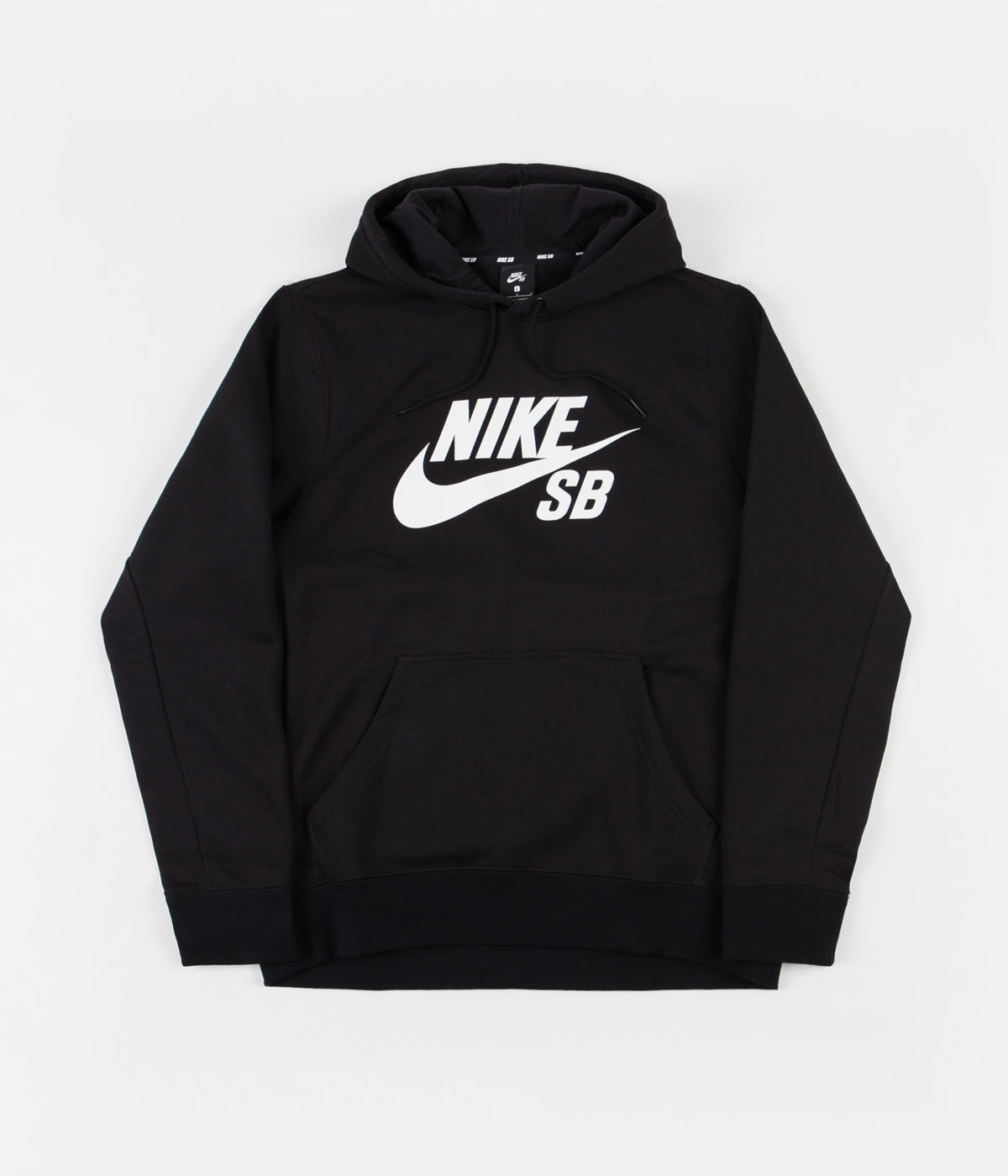 Nike SB Icon Hoodie - Black / White | Flatspot