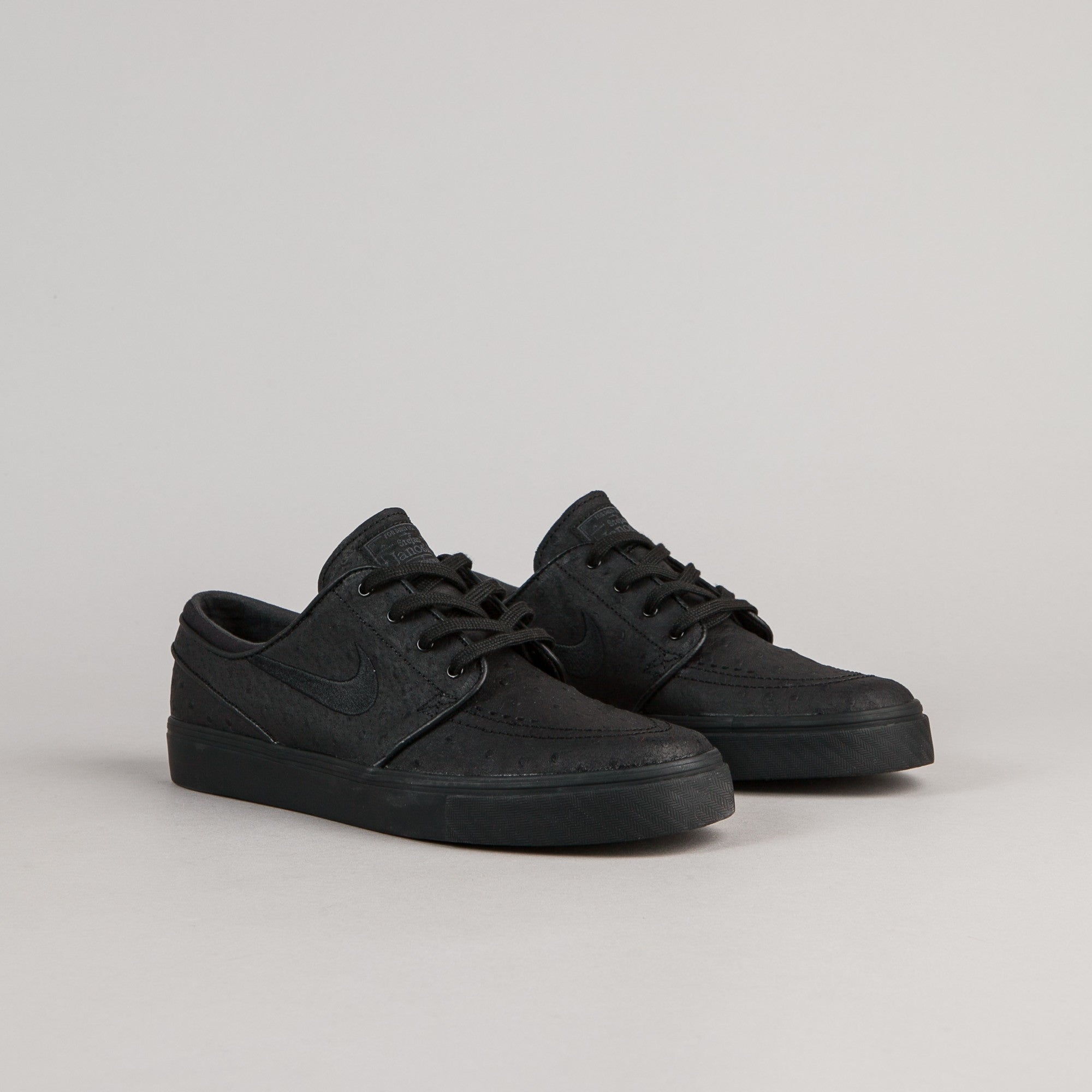 nike stefan janoski leather black