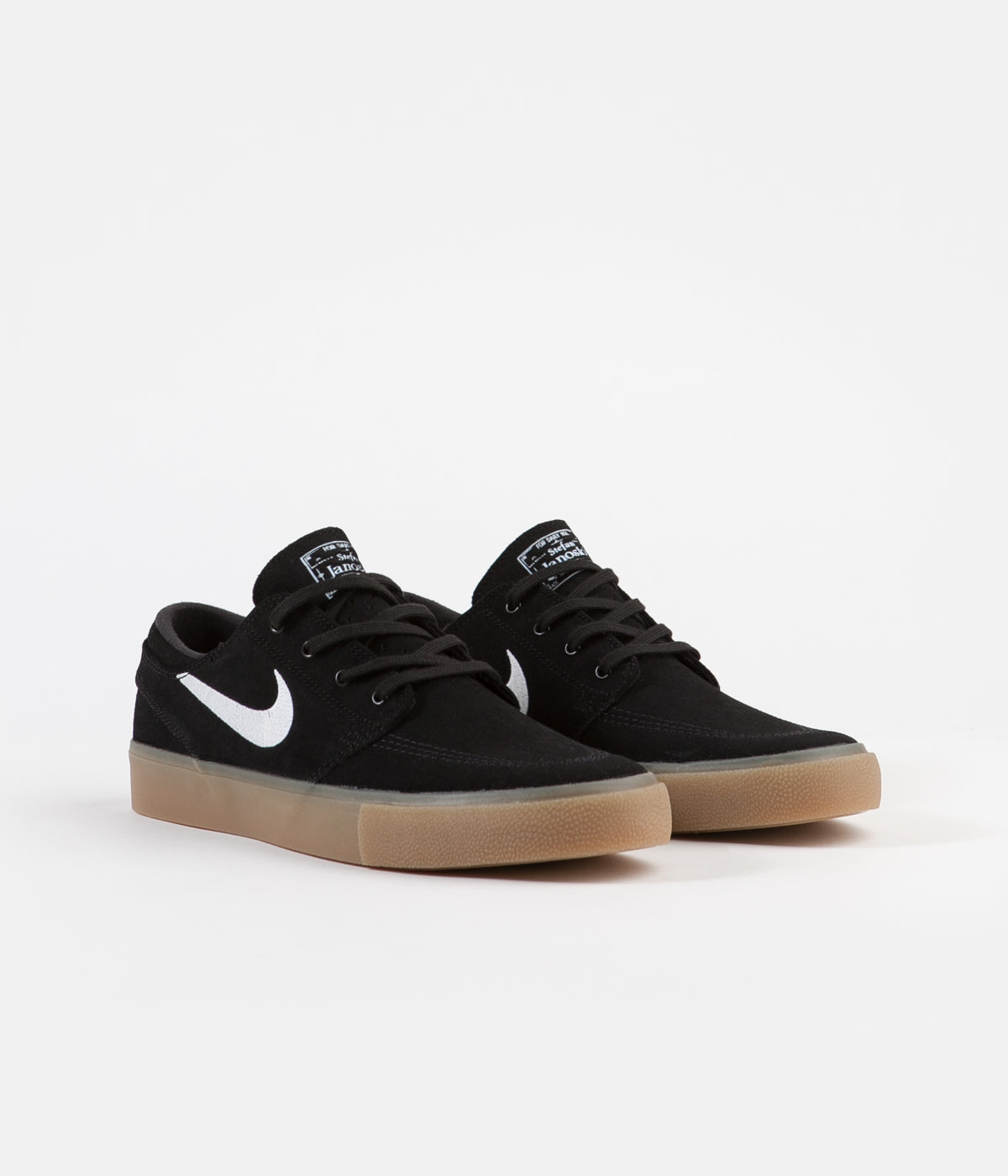 Nike SB Janoski Remastered Shoes - Black / White Black - Gum B | Flatspot