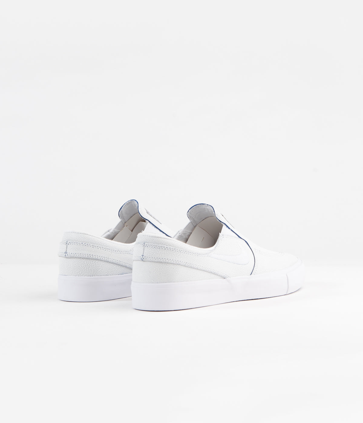 Nike SB Janoski Slip On Remastered Premium Shoes - White / White - Gam ...