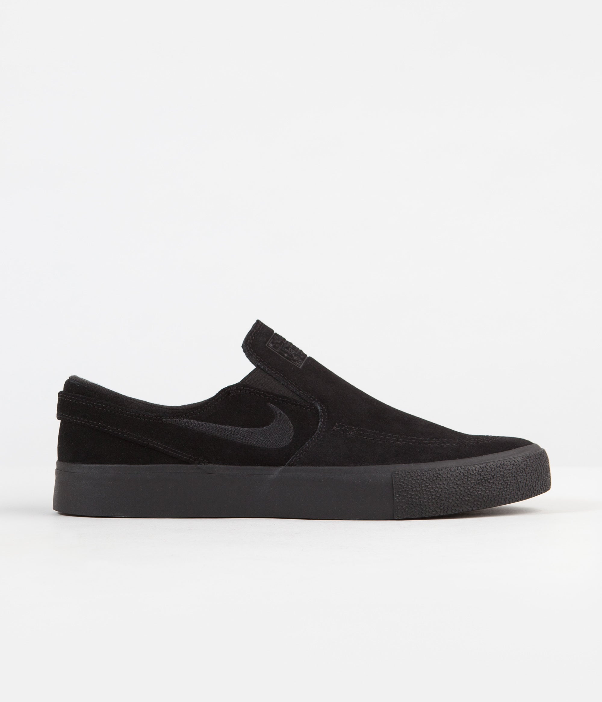 all black slip on nikes