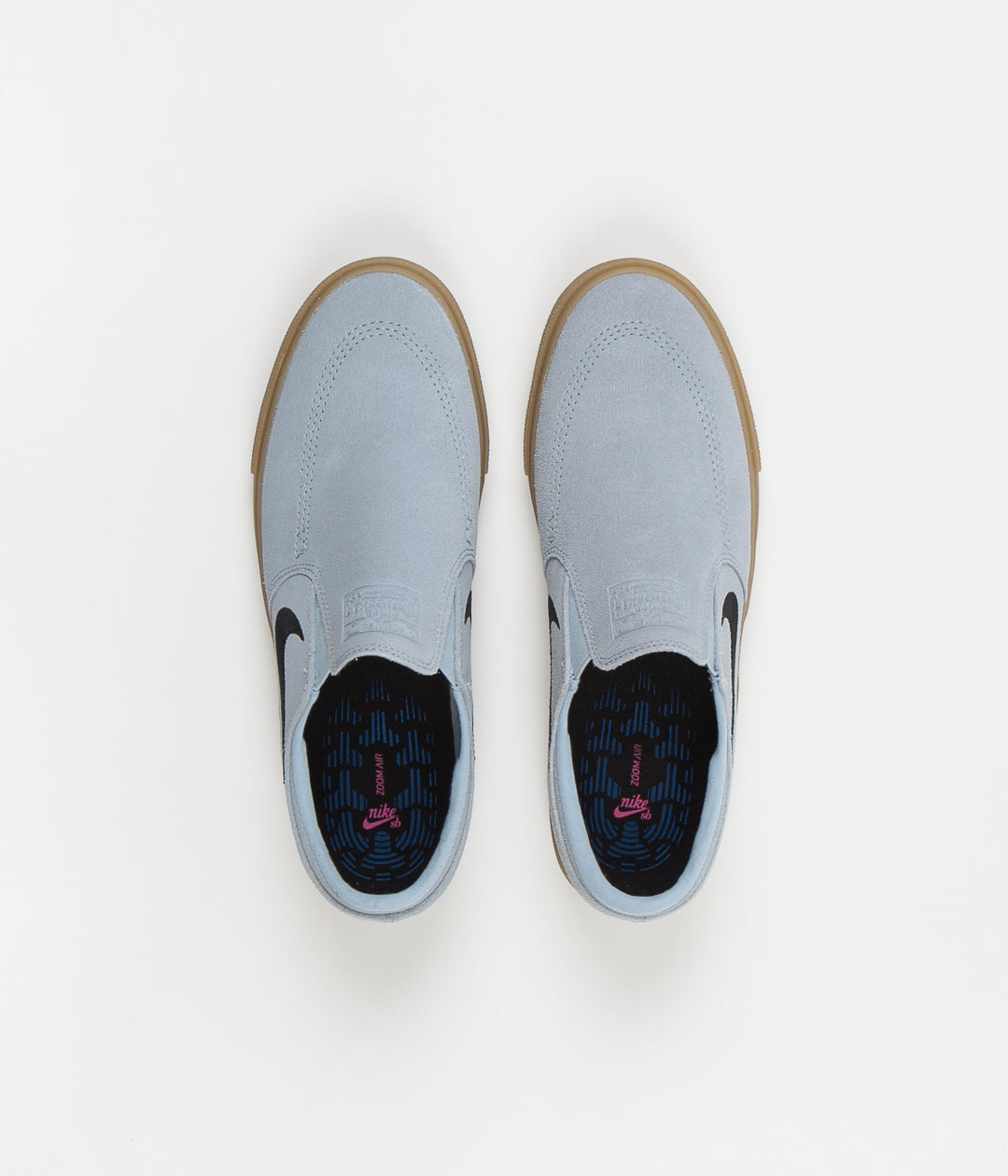 nike janoski slip on blue