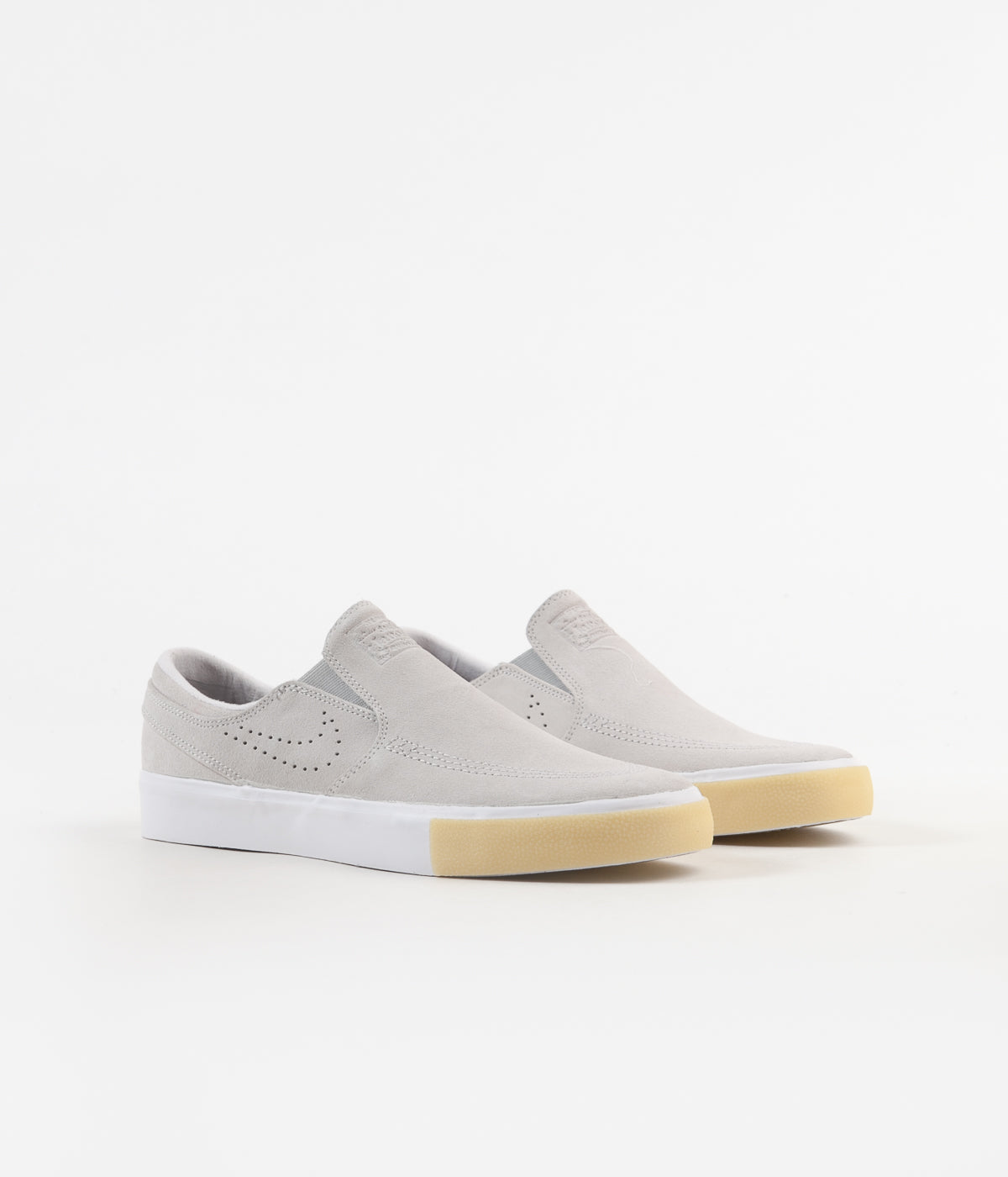 nike sb stefan janoski slip on white