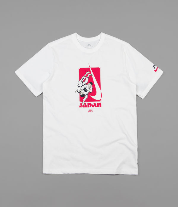 Nike SB Karate T-Shirt - White / Rush 