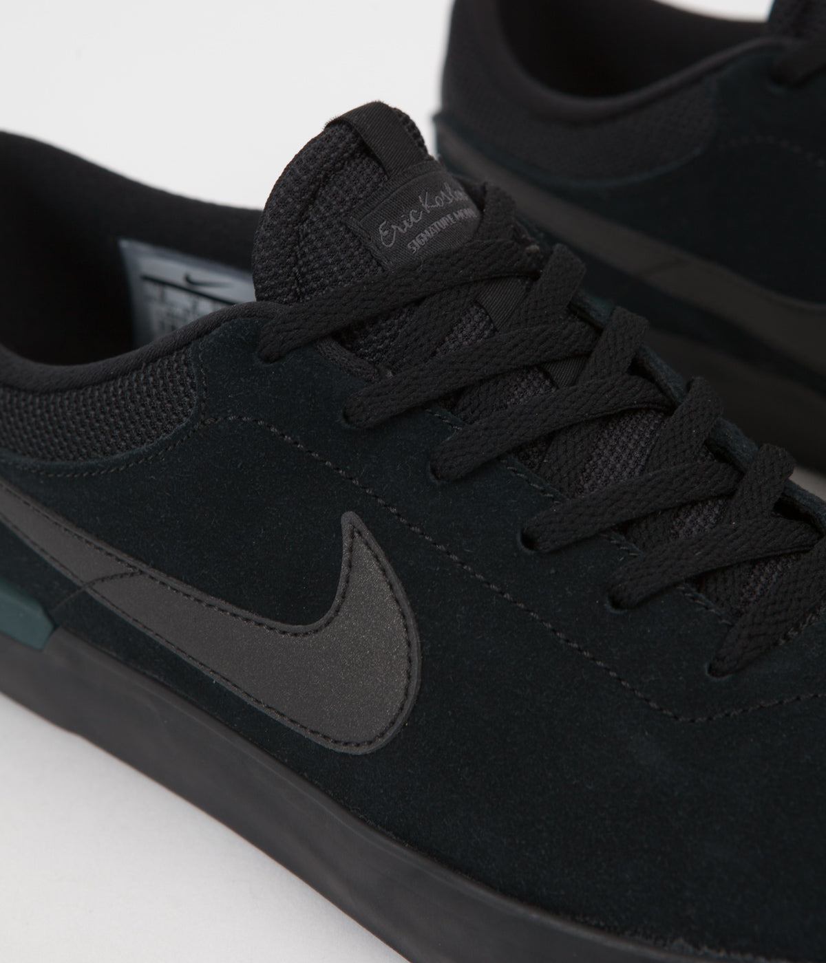 Nike SB Koston Hypervulc Shoes - Black / Metallic Black - Dark Atomic ...