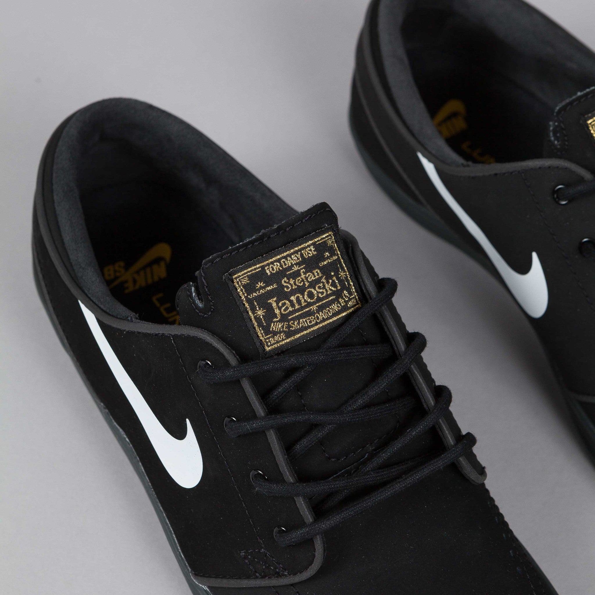 Nike SB Lunar Stefan Janoski Black / White - Anthracite | Flatspot