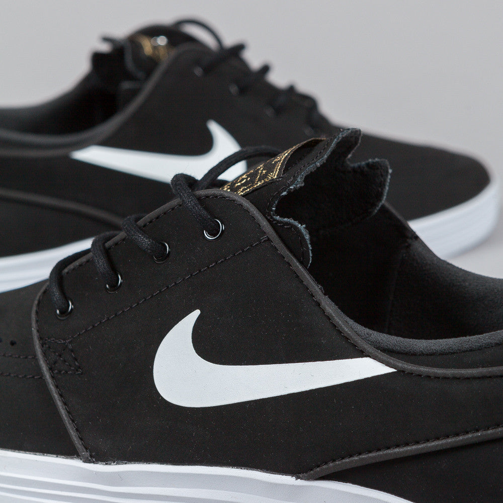 Nike SB Lunar Stefan Janoski Black / White - Metallic Gold | Flatspot