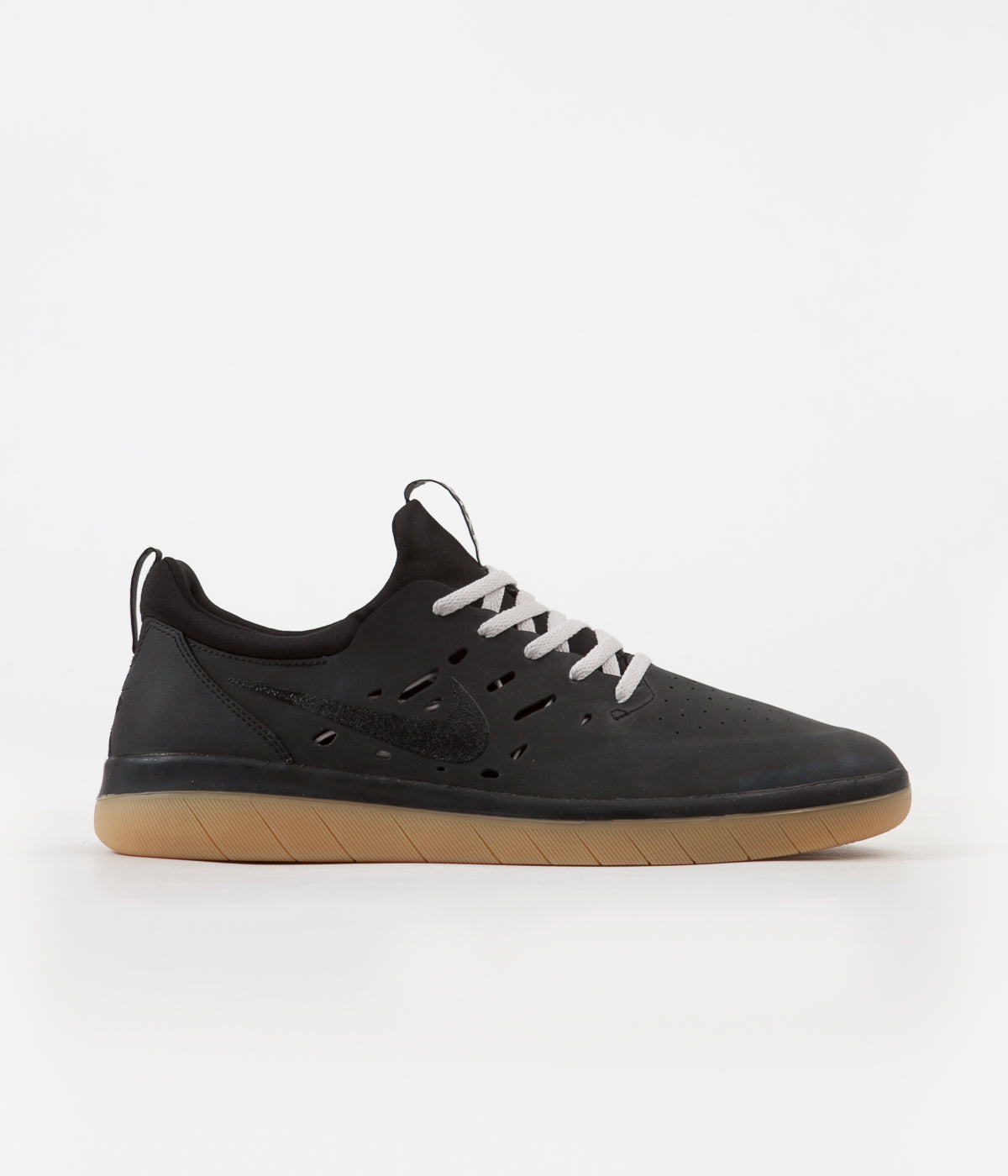 Nike SB Nyjah Free Shoes - Black / Gum 