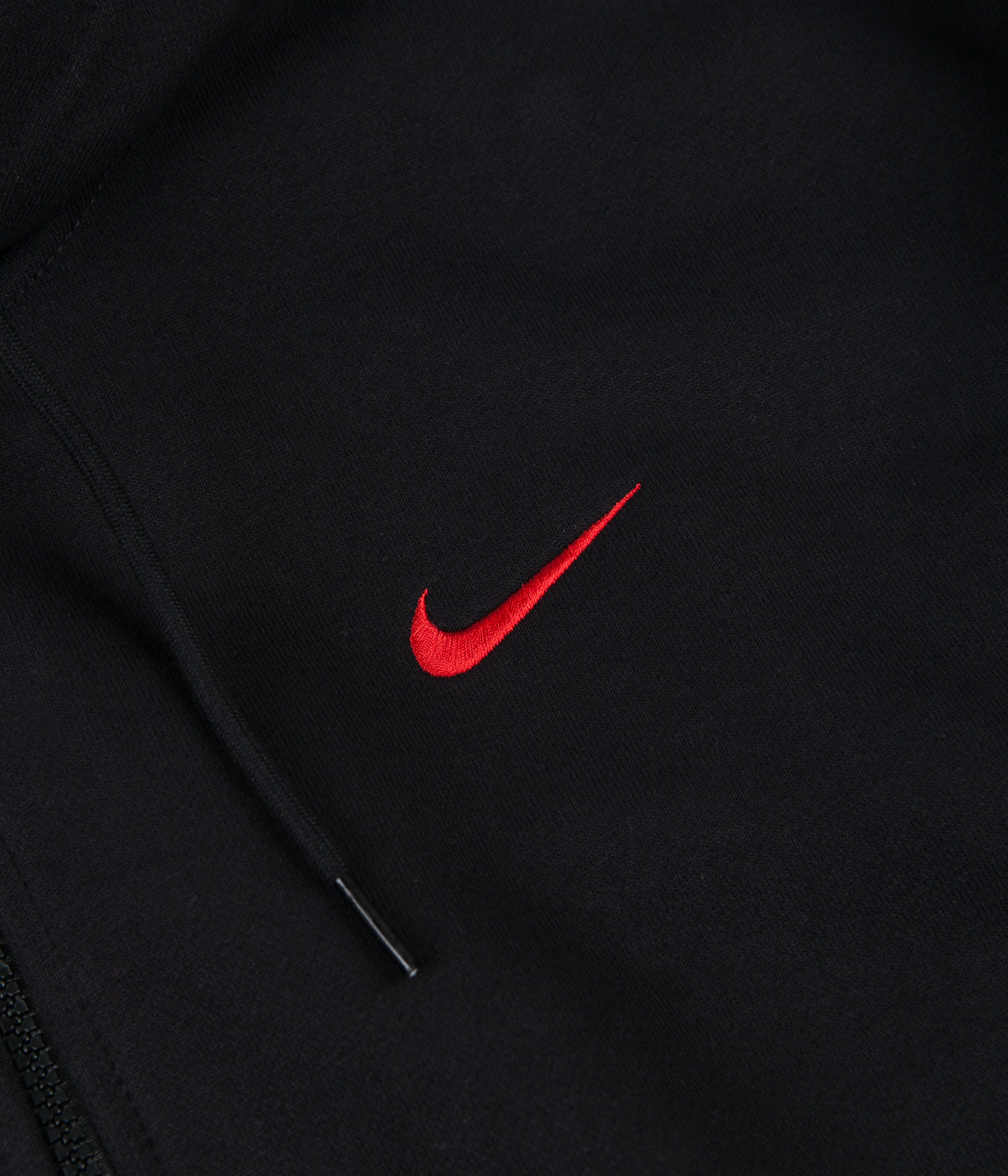grey nike hoodie with red tick