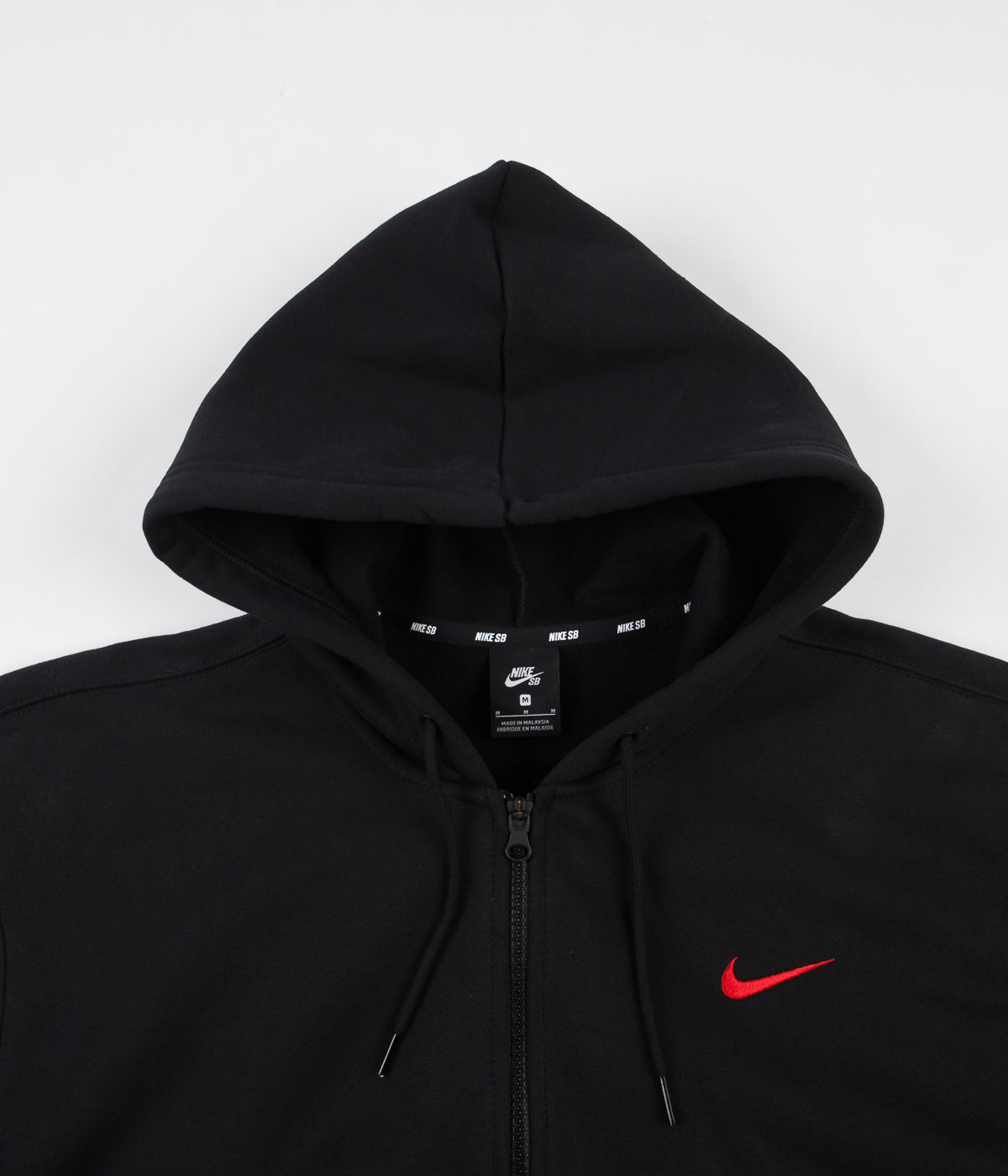 black red nike hoodie