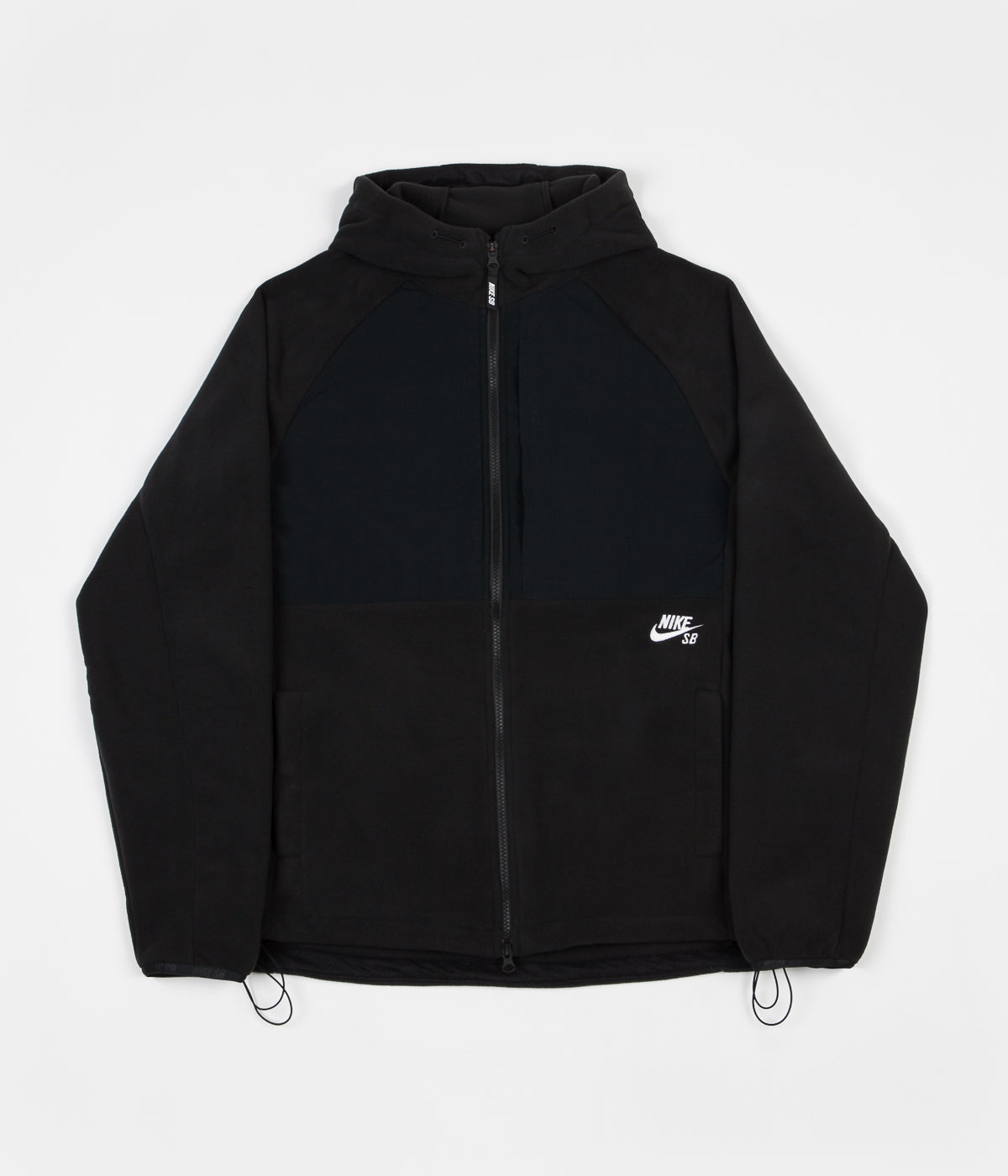 Nike SB Polartec Winterized Full Zip Hoodie - Black | Flatspot