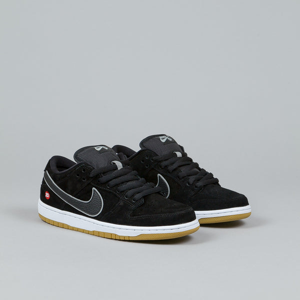 Nike SB Quartersnacks Dunk Low Premium Black / Black | Flatspot