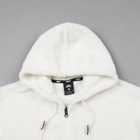 nike white sherpa hoodie