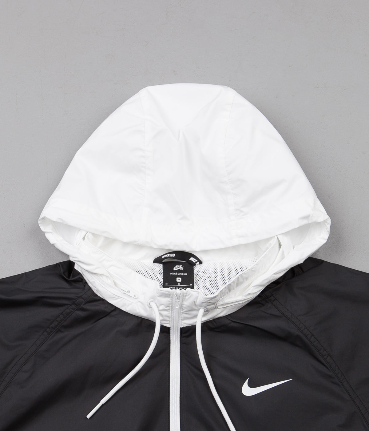 nike black white jacket